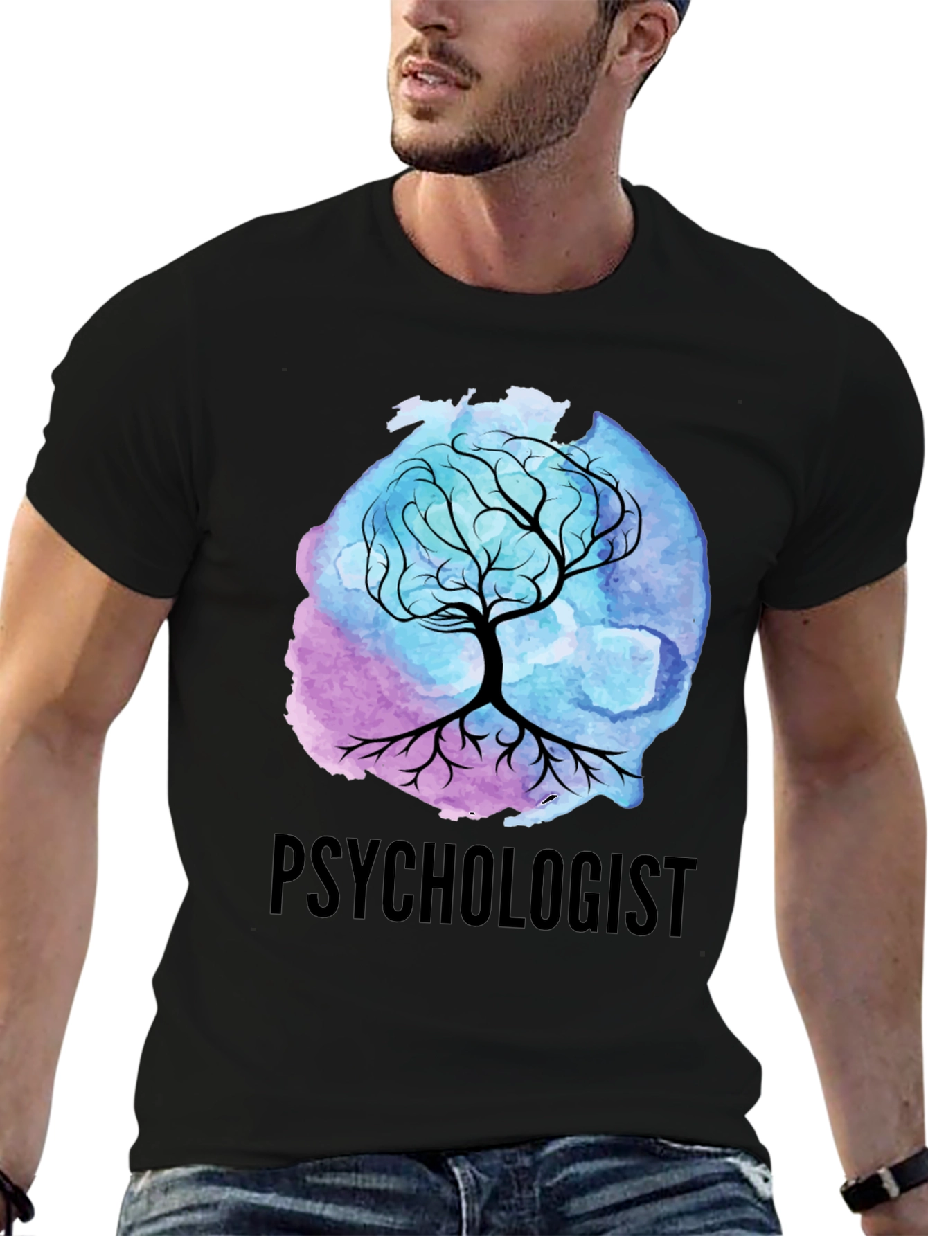 Psychologist Tree of Life Graphic T-Shirt