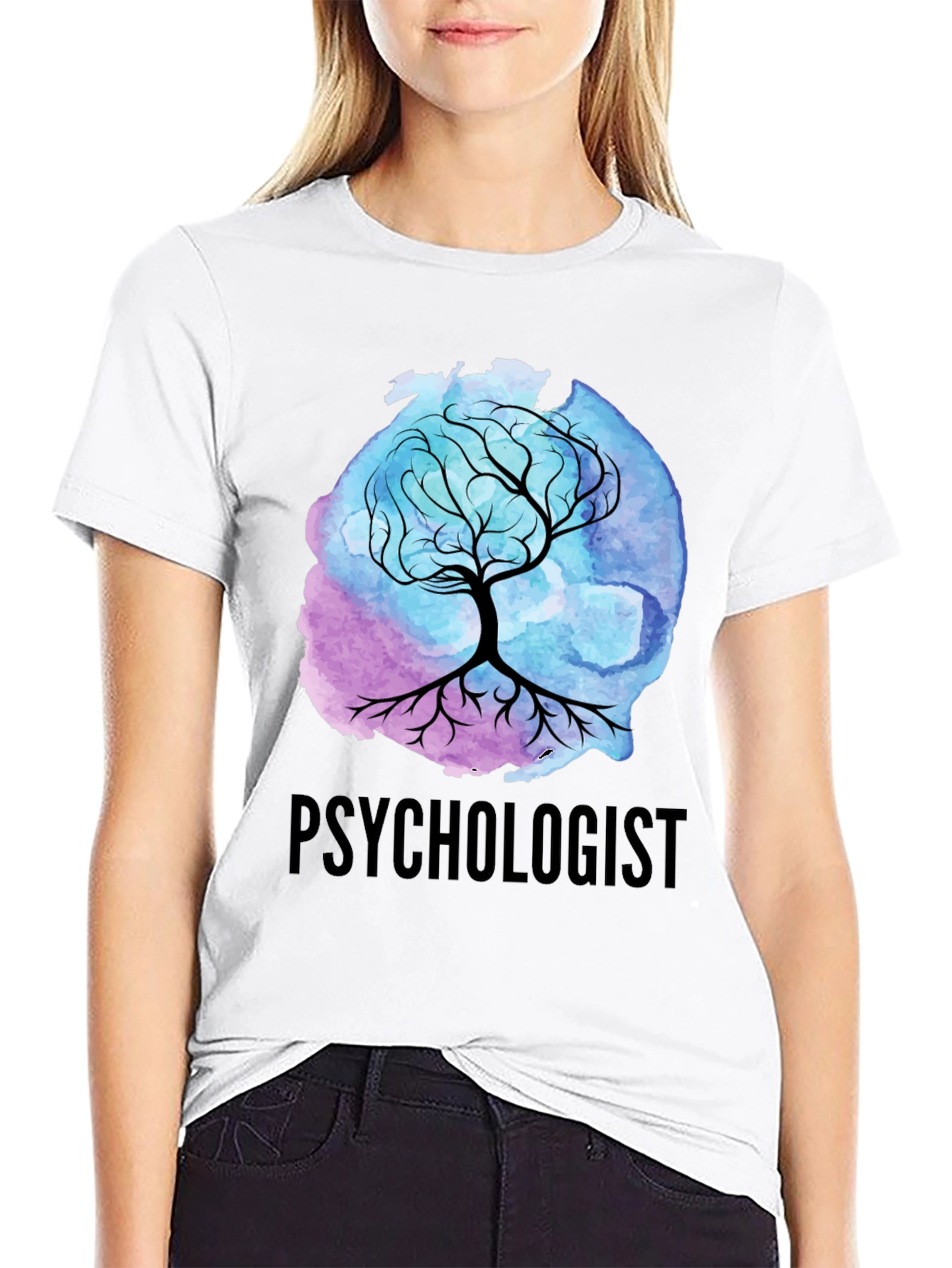 Psychologist Tree of Life Graphic T-Shirt