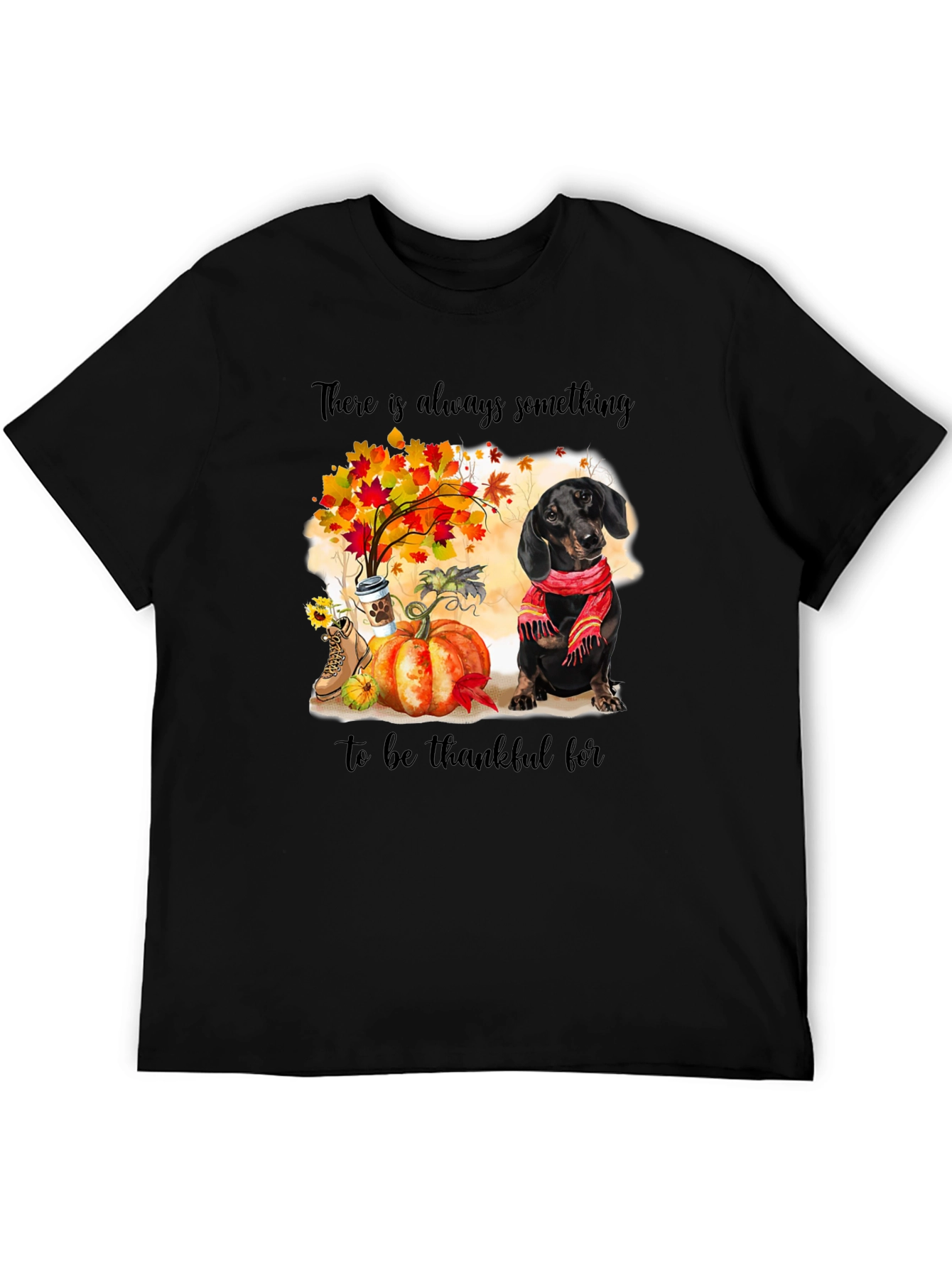 Thankful Dachshund Fall T-Shirt
