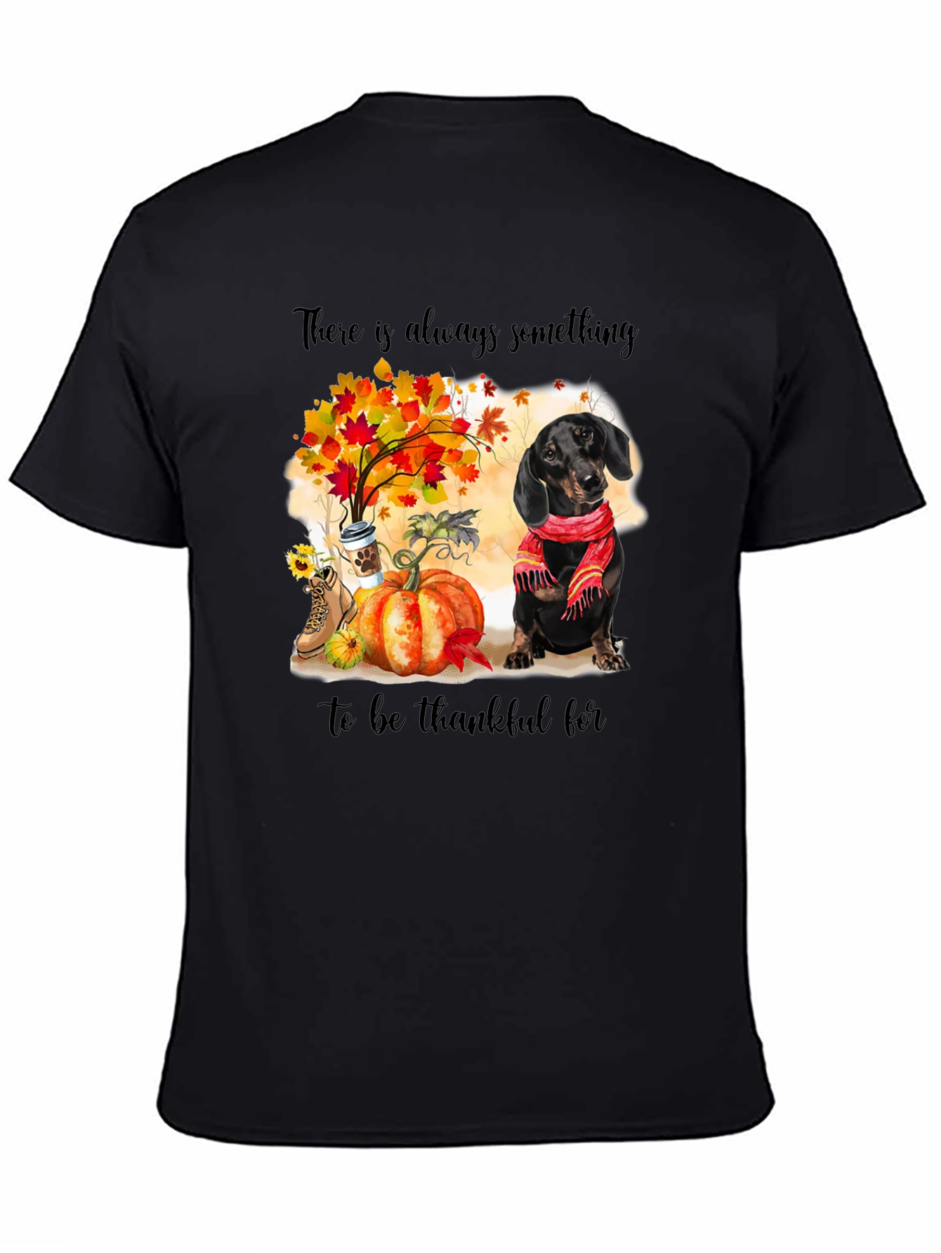 Thankful Dachshund Fall T-Shirt