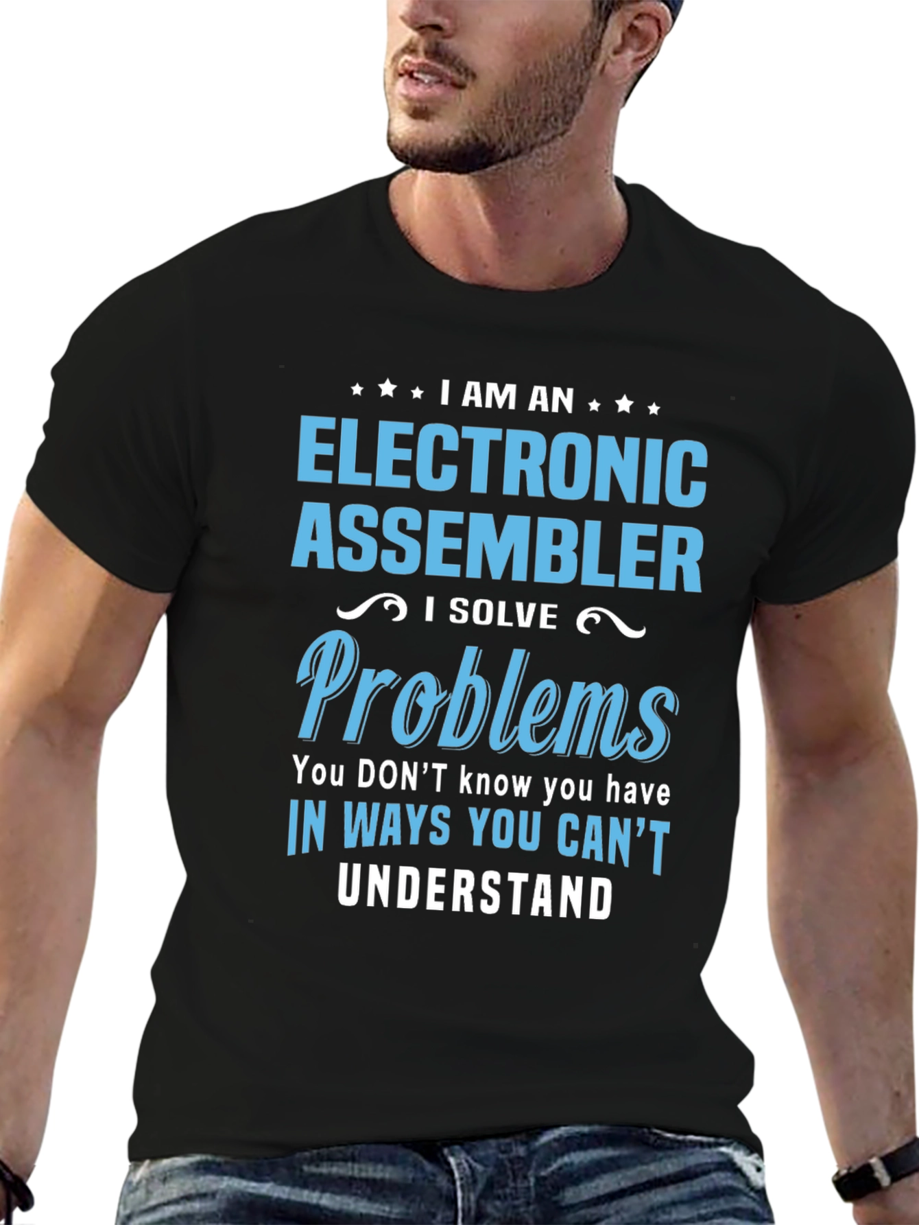 Electronic Assembler T-Shirt - Problem Solver Tee