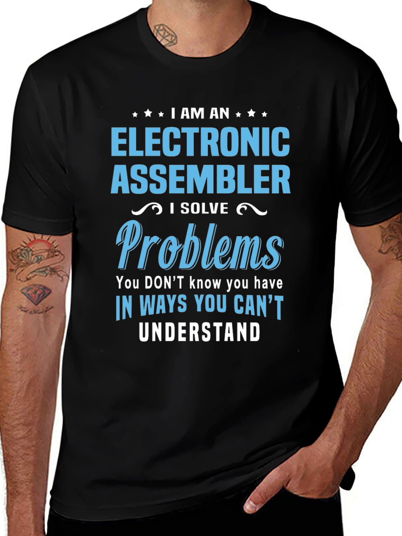 Electronic Assembler T-Shirt - Problem Solver Tee