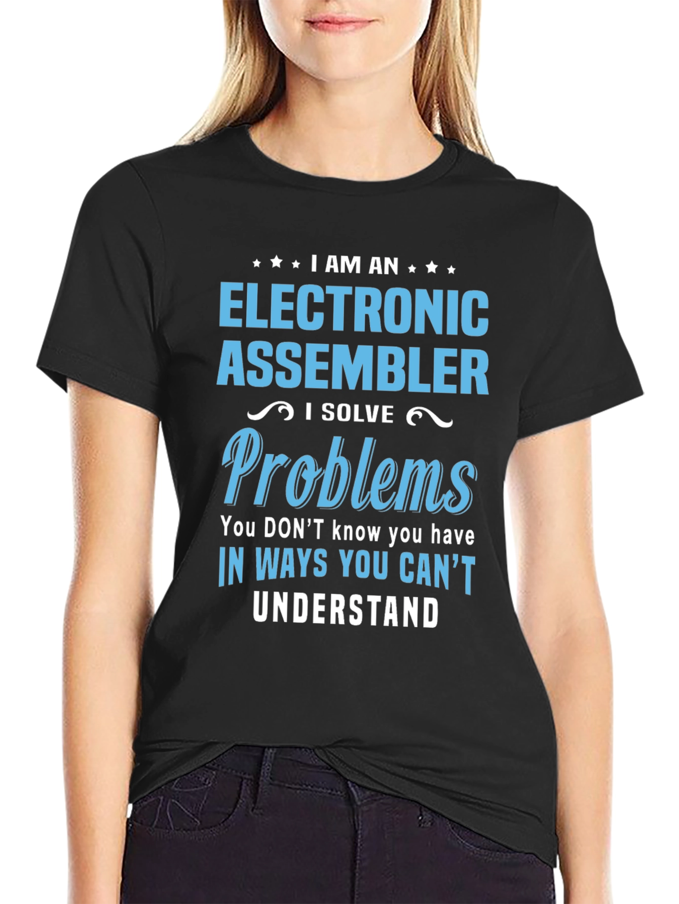 Electronic Assembler T-Shirt - Problem Solver Tee