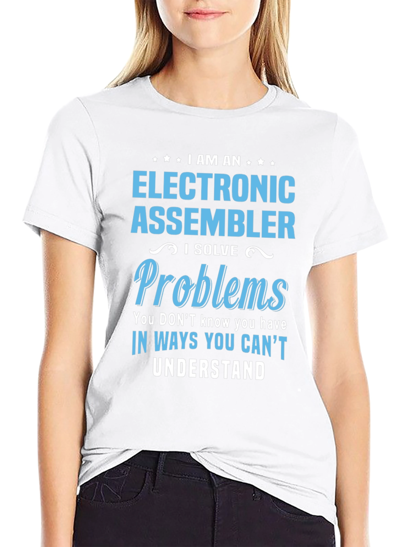 Electronic Assembler T-Shirt - Problem Solver Tee