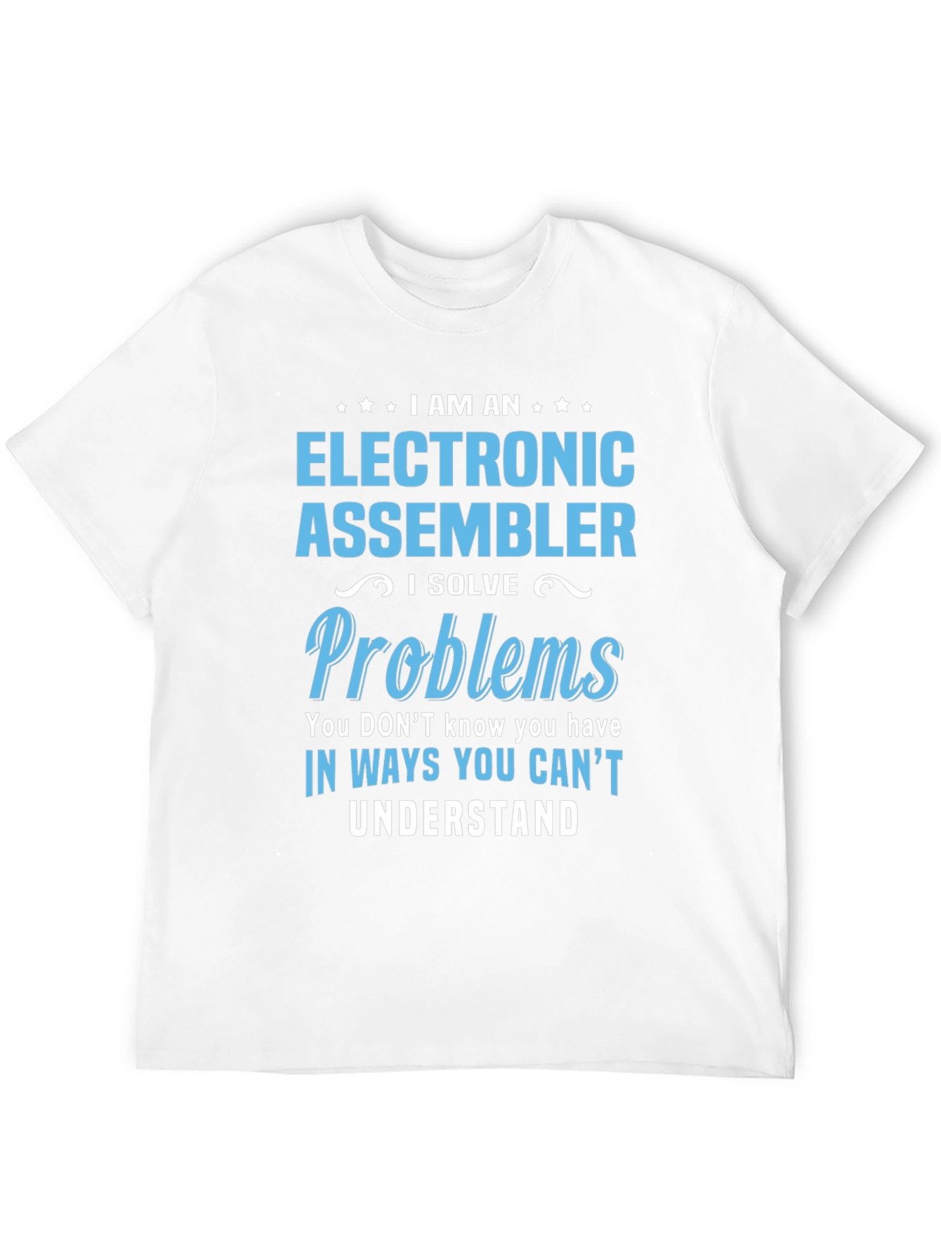 Electronic Assembler T-Shirt - Problem Solver Tee