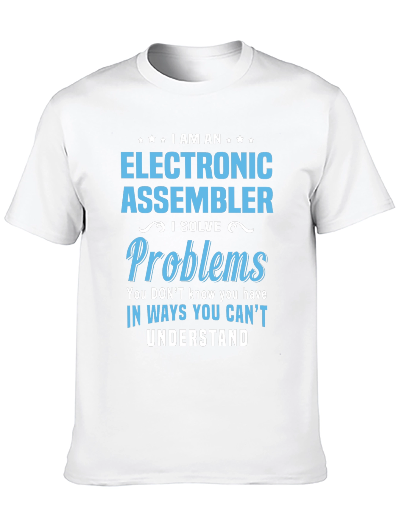 Electronic Assembler T-Shirt - Problem Solver Tee