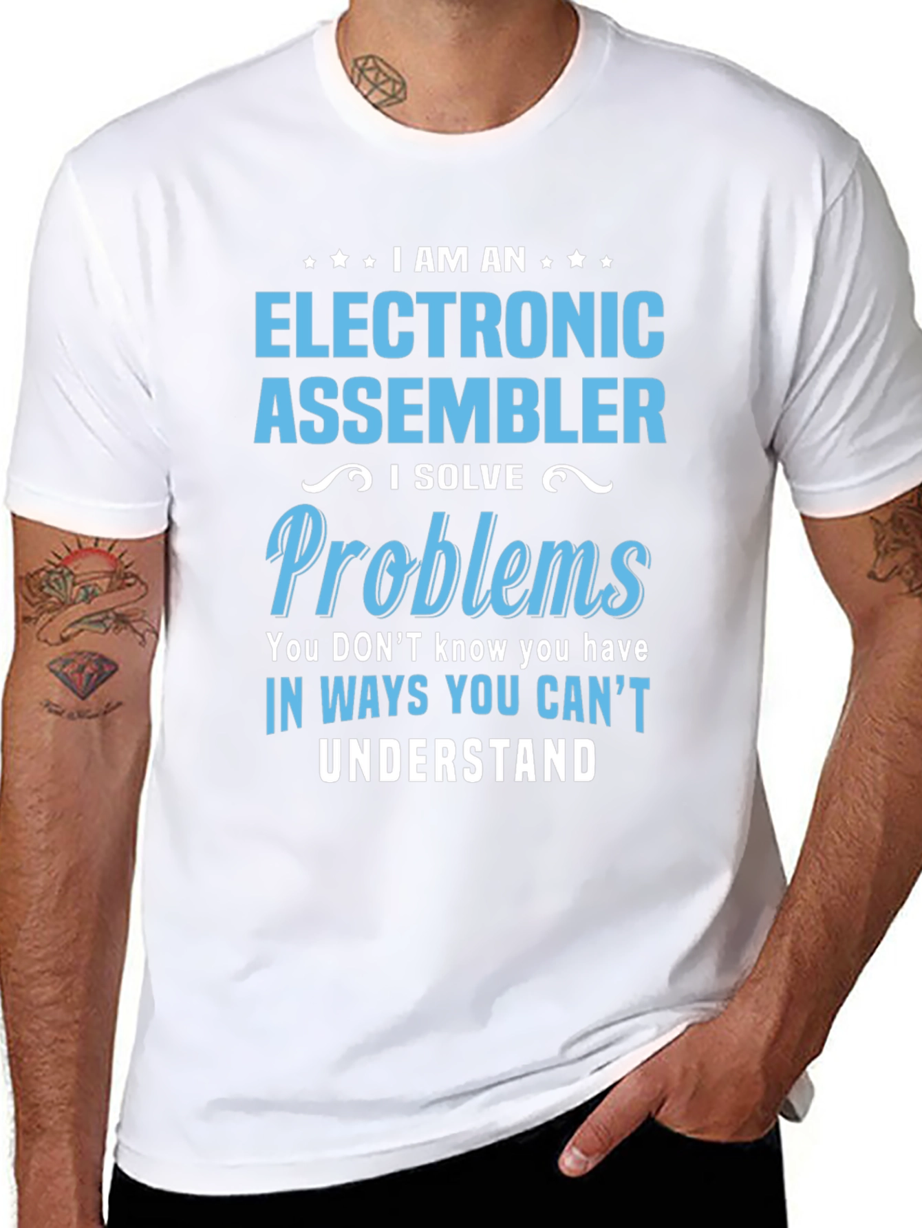 Electronic Assembler T-Shirt - Problem Solver Tee