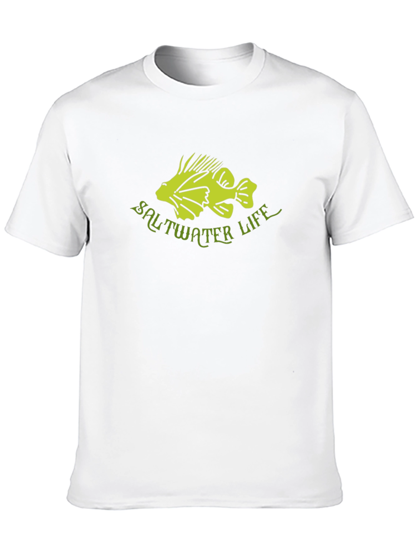 Saltwater Life Black Graphic Tee