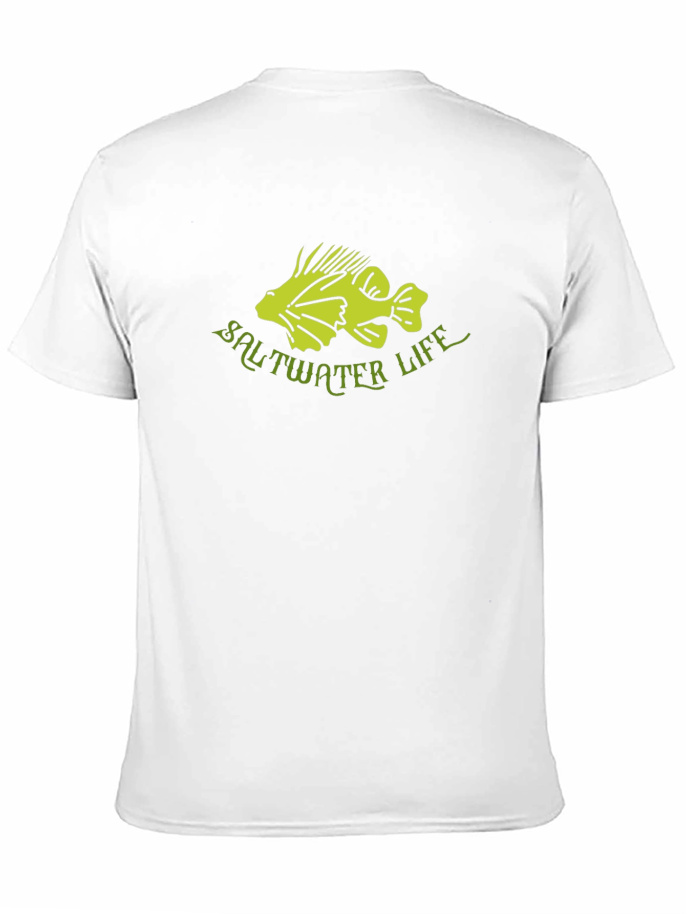 Saltwater Life Black Graphic Tee