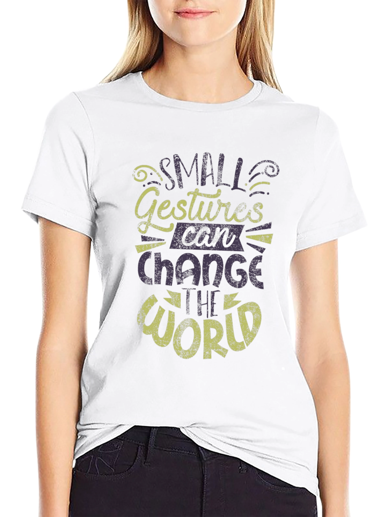 Small Gestures T-Shirt - Change the World