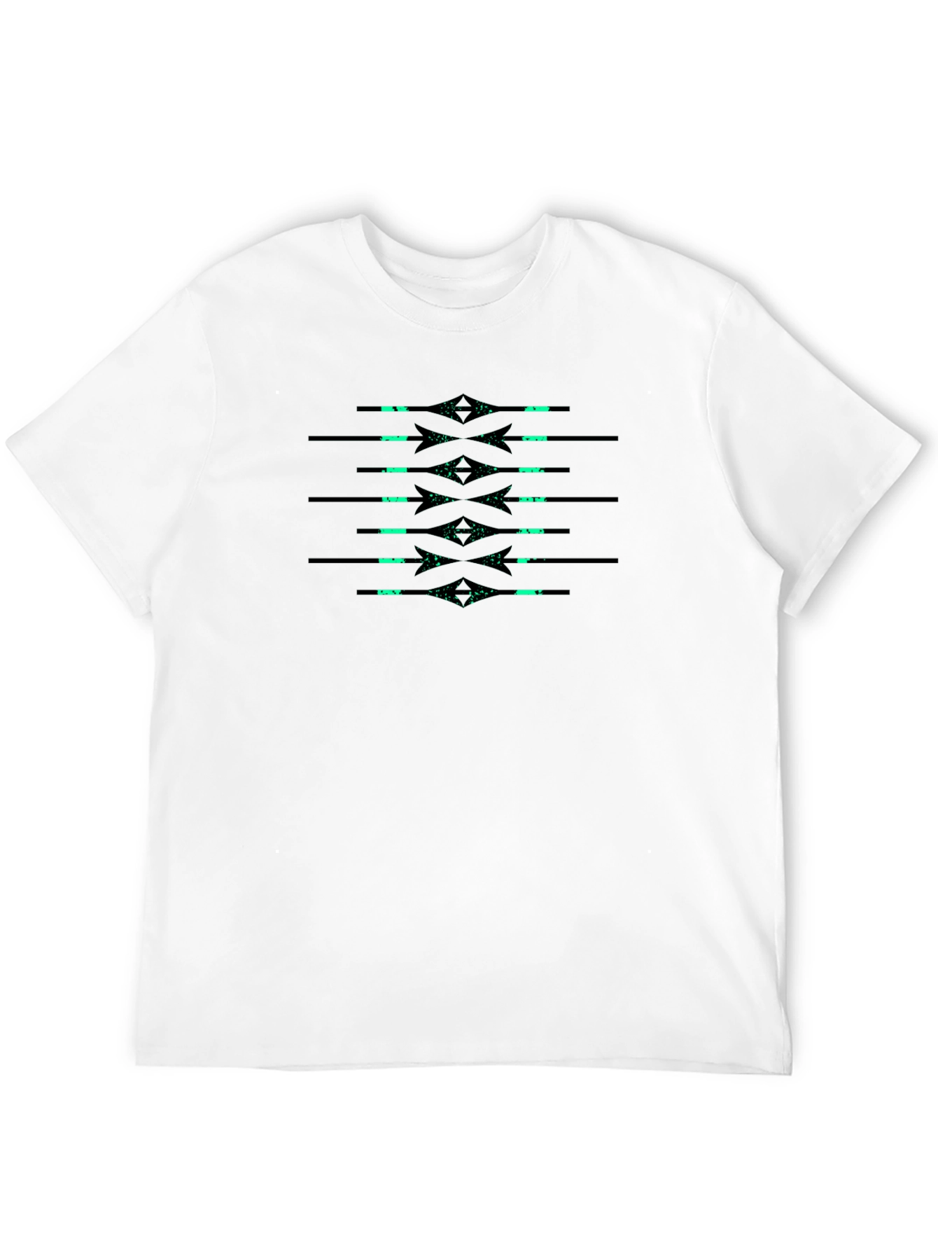 Neon Arrows Black Graphic Tee