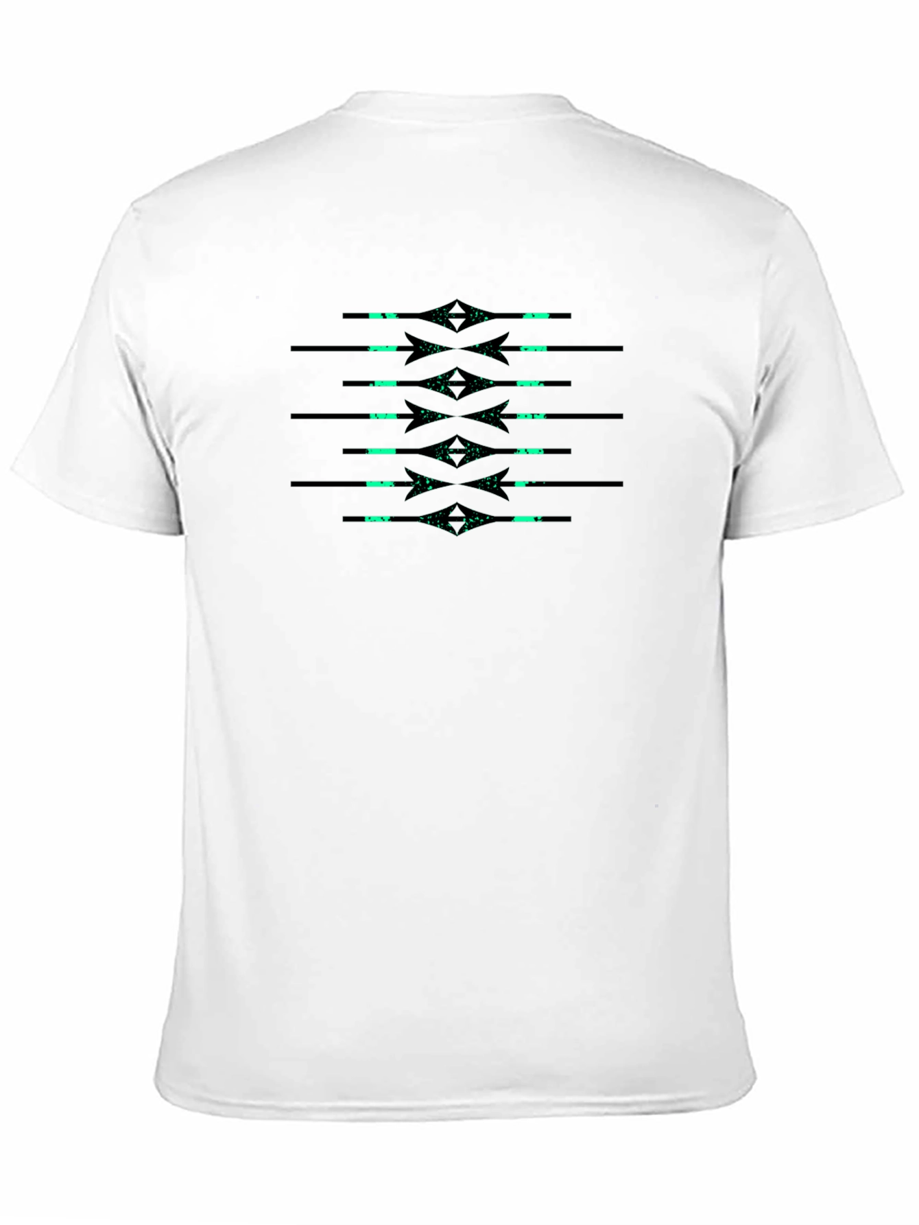 Neon Arrows Black Graphic Tee