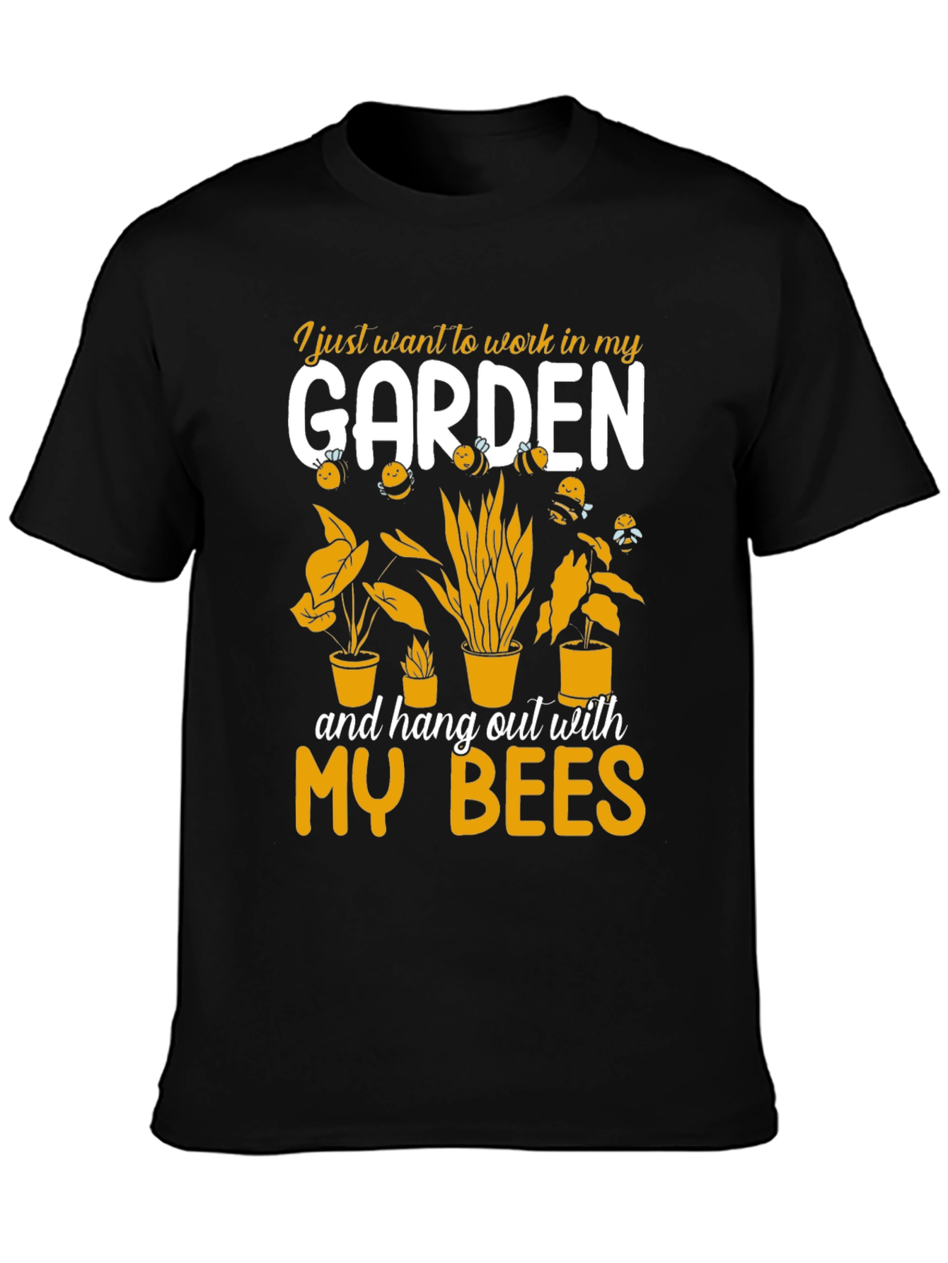 Garden & Bees Graphic T-Shirt
