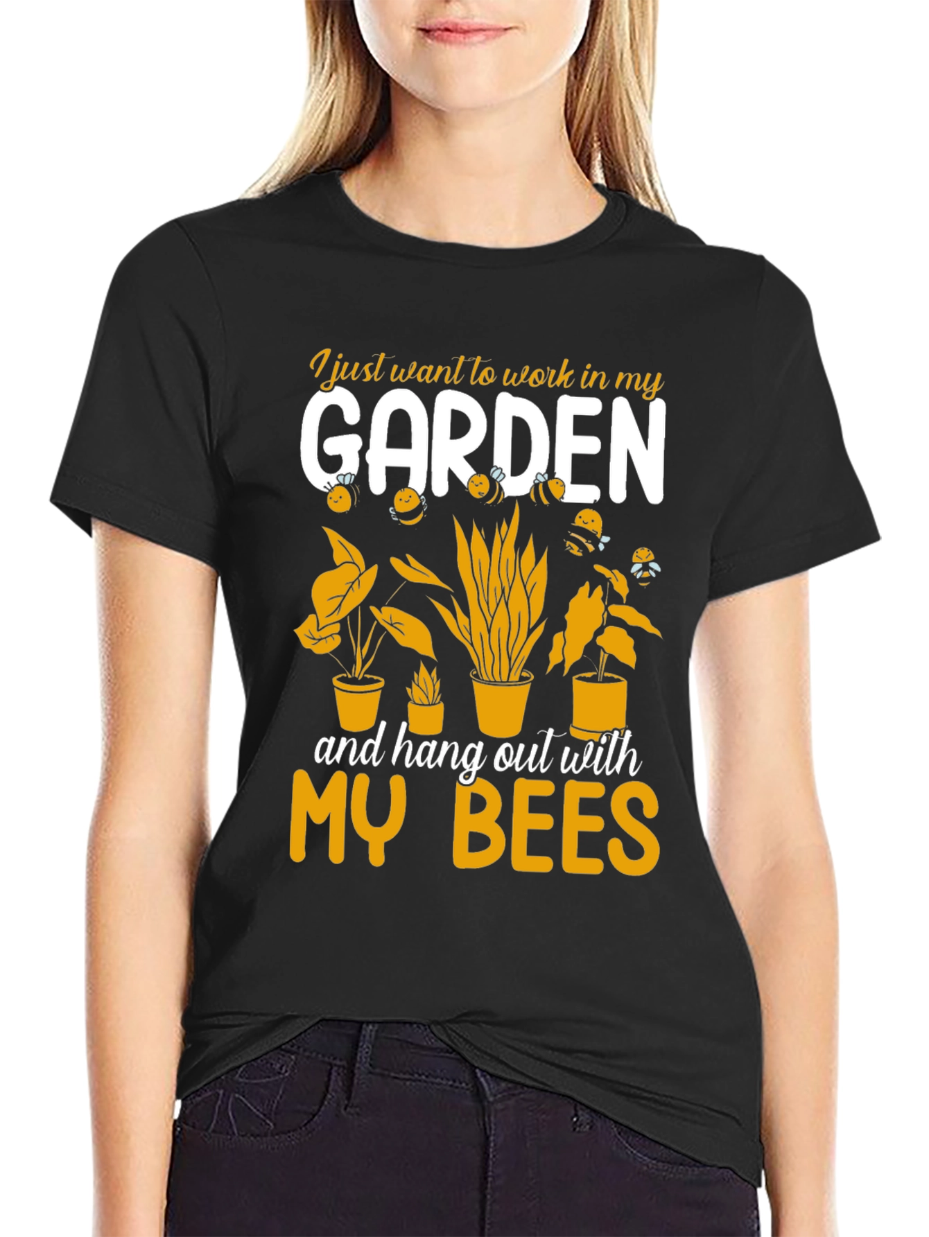 Garden & Bees Graphic T-Shirt