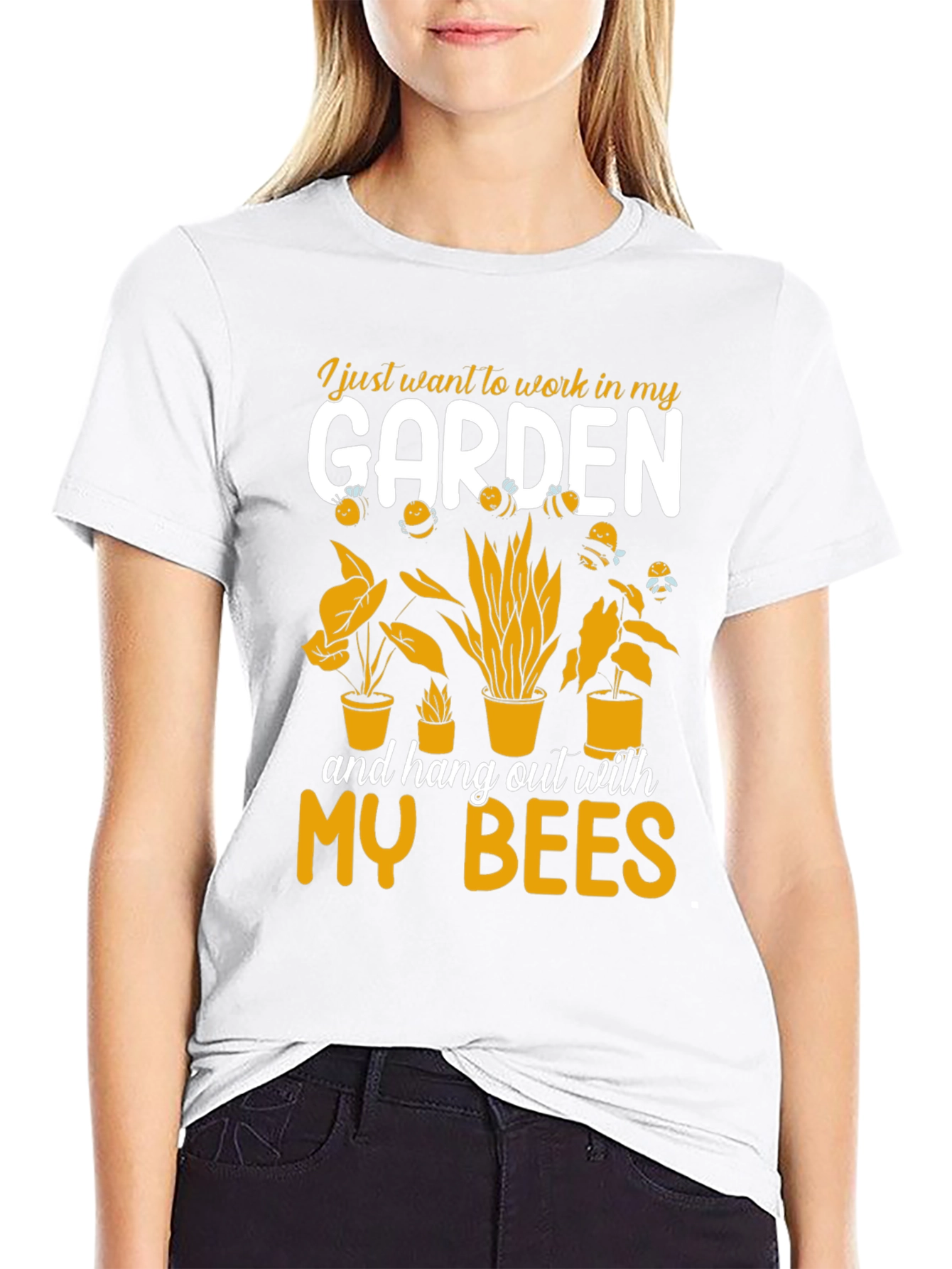 Garden & Bees Graphic T-Shirt