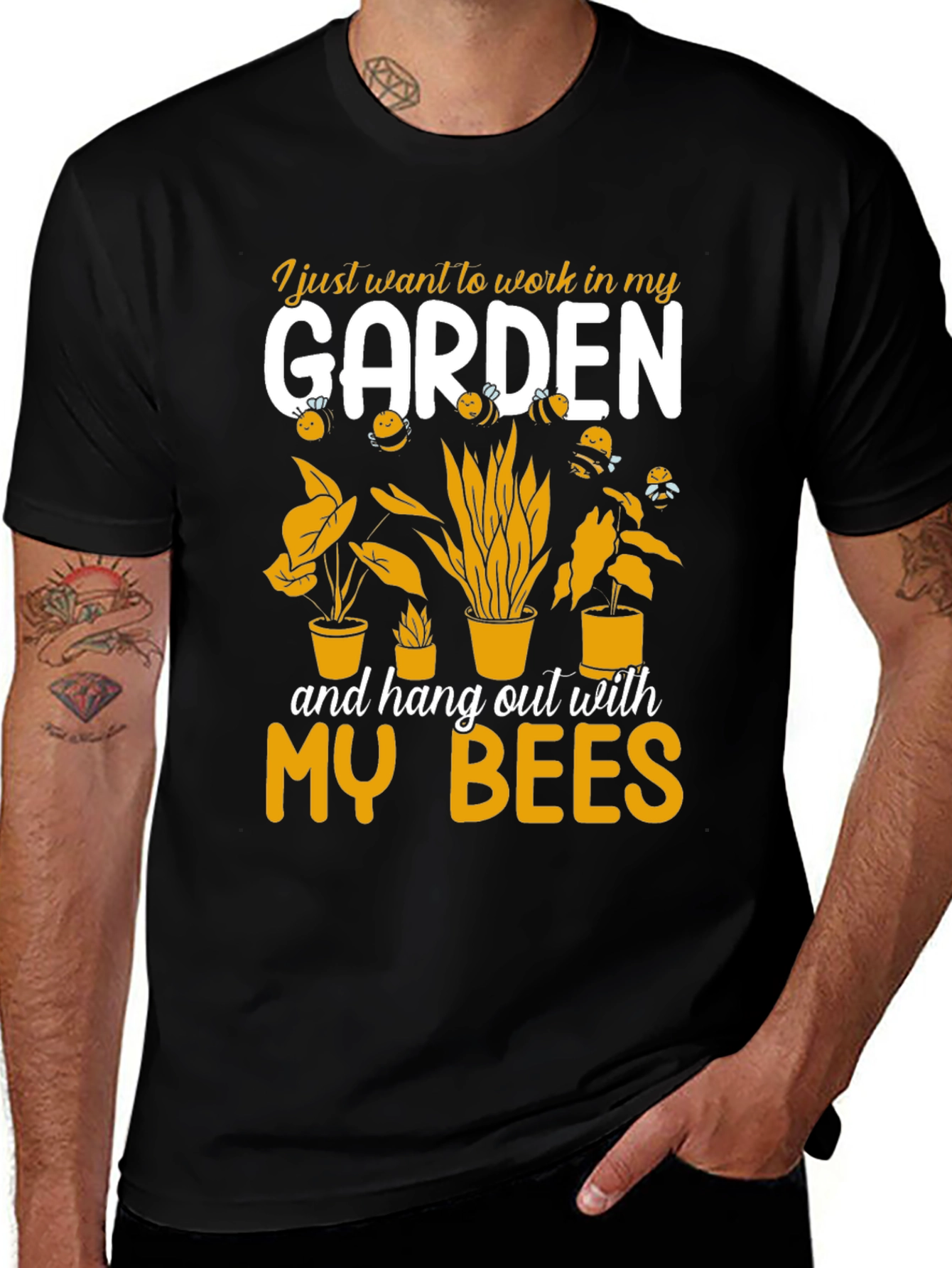 Garden & Bees Graphic T-Shirt