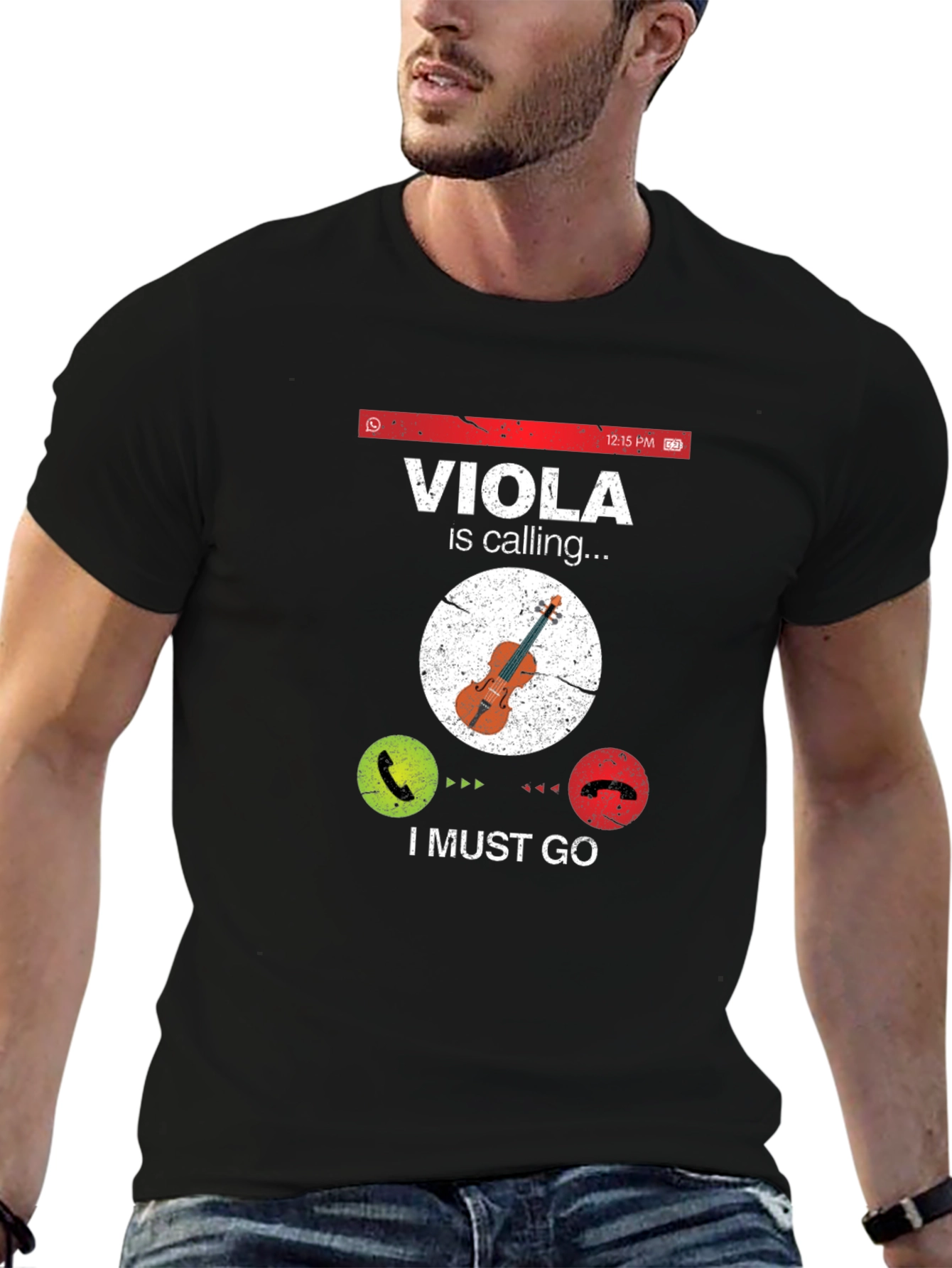 Viola Calling T-Shirt - Musician Novelty Tee