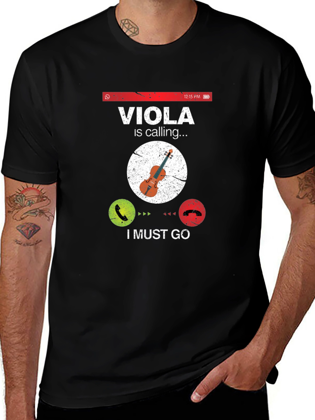 Viola Calling T-Shirt - Musician Novelty Tee