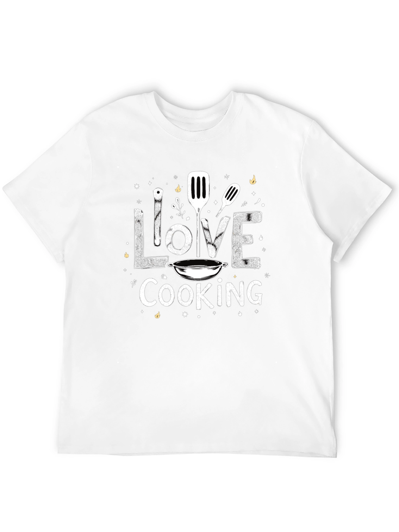 Love Cooking Black Graphic Tee