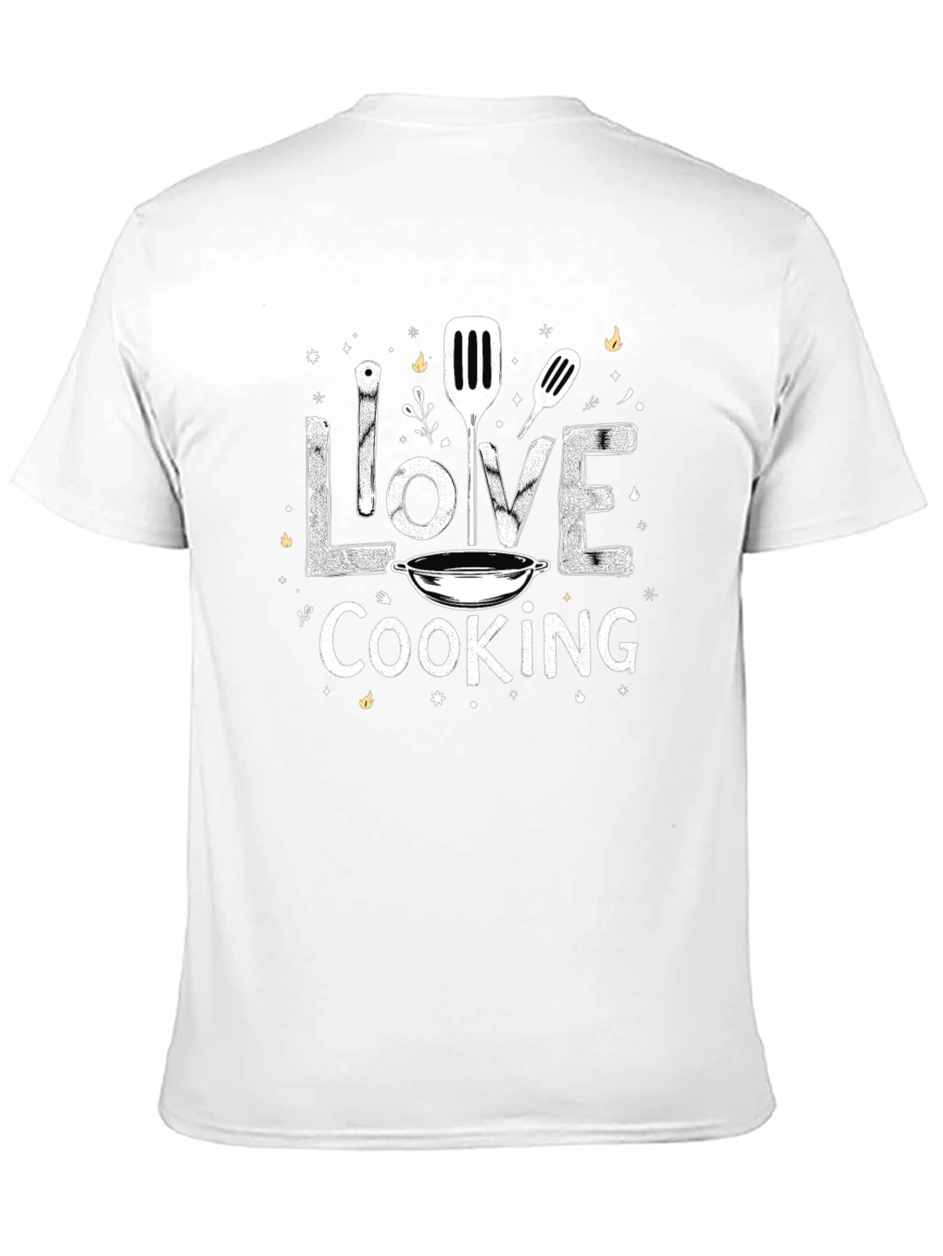Love Cooking Black Graphic Tee