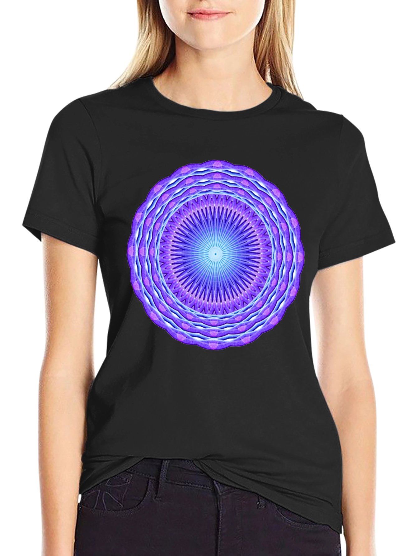 Mandala Graphic Print T-Shirt