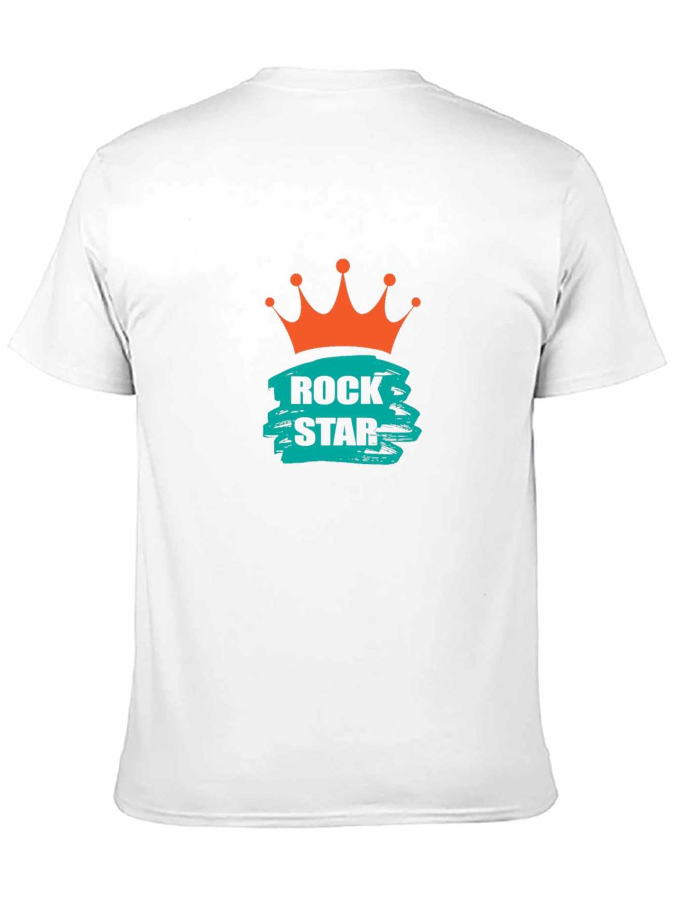 Rock Star Crown Graphic Tee - Black