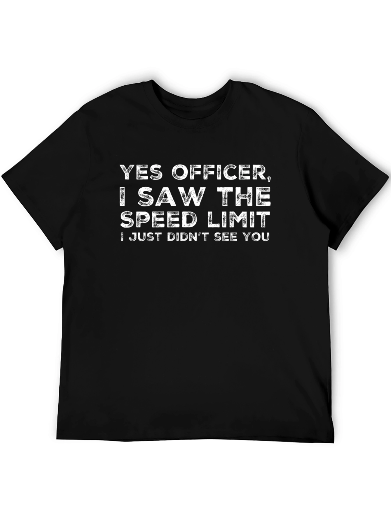 Funny Yes Officer Graphic Tee