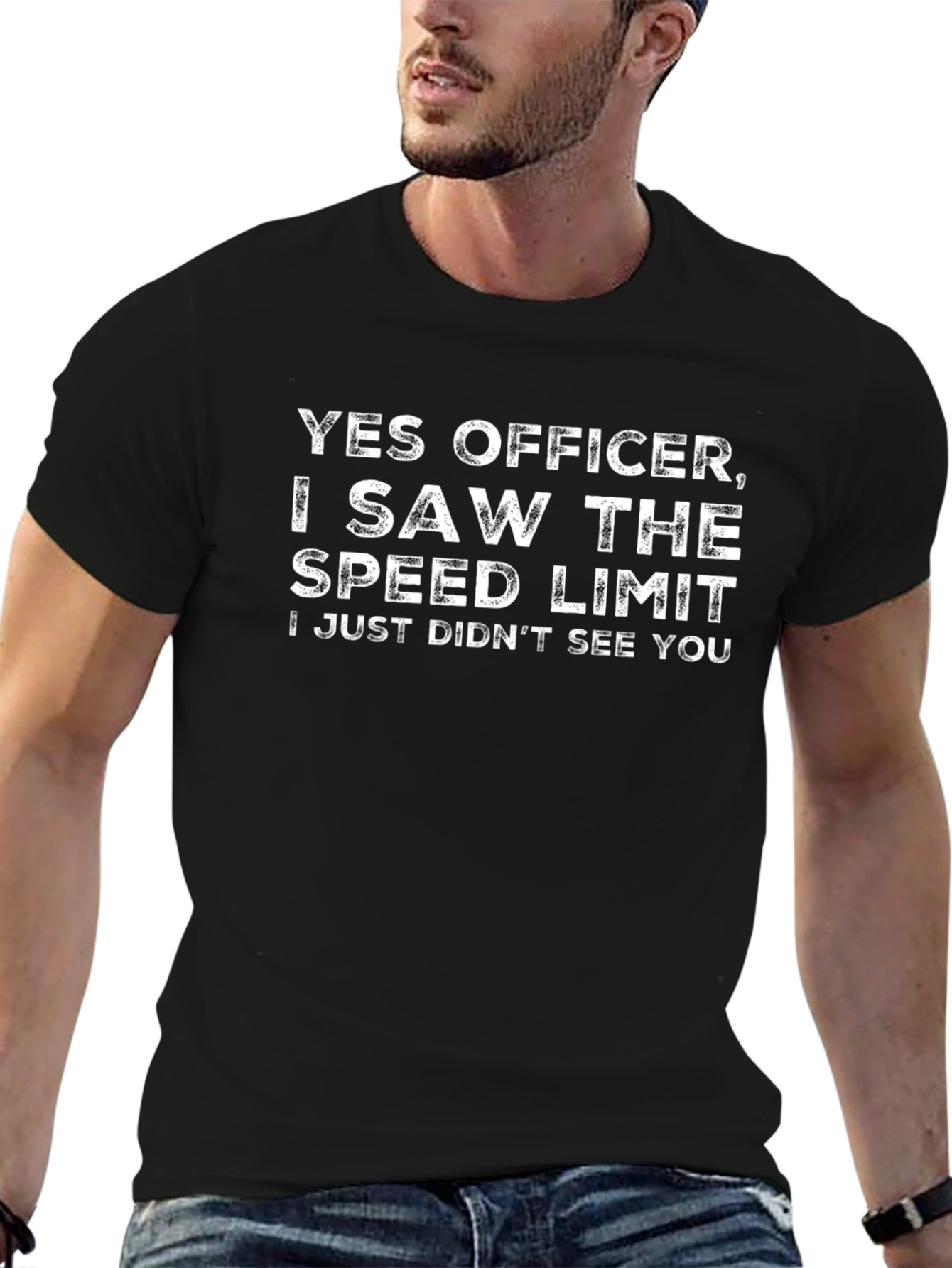 Funny Yes Officer Graphic Tee
