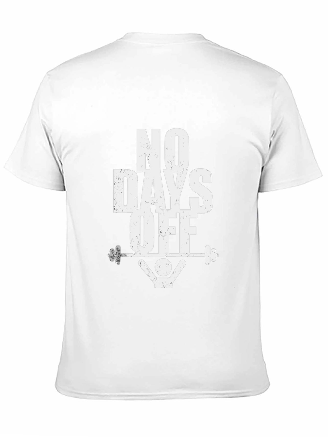 No Days Off Black Graphic T-Shirt Gym Fitness