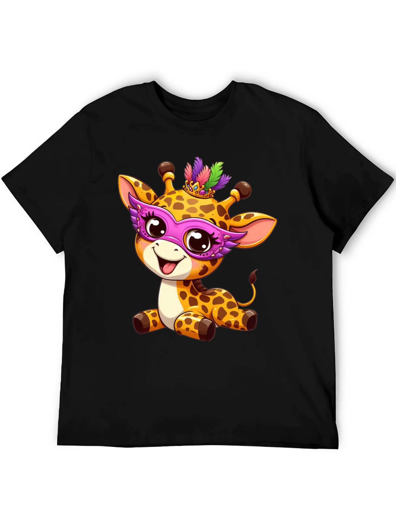 Mardi Gras Giraffe T-Shirt