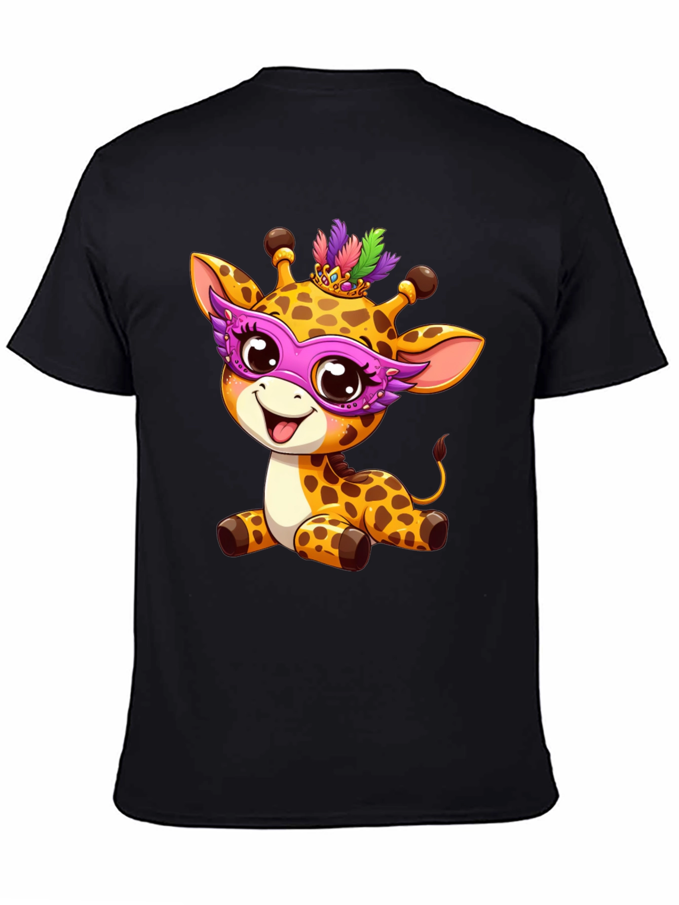 Mardi Gras Giraffe T-Shirt