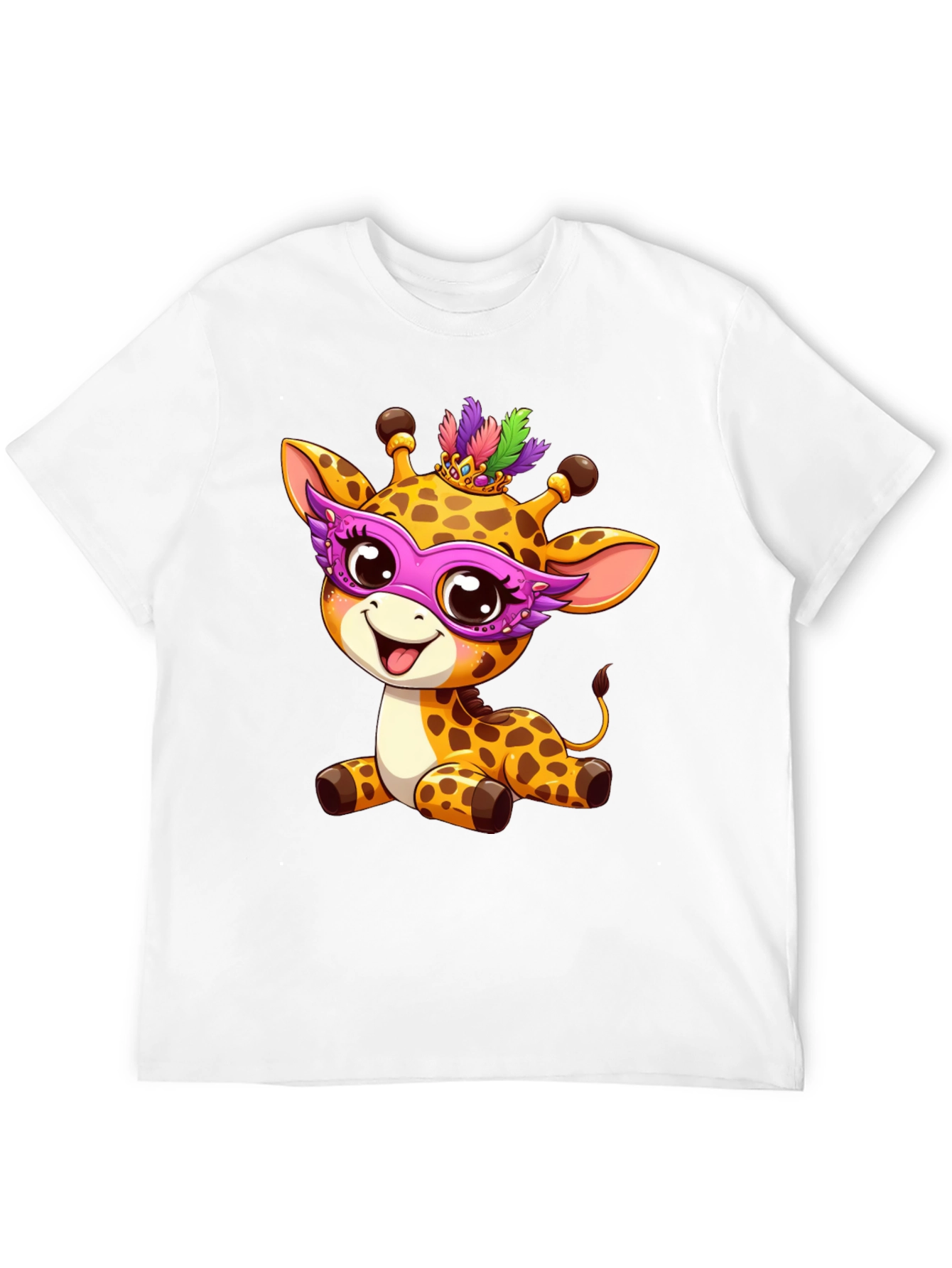 Mardi Gras Giraffe T-Shirt