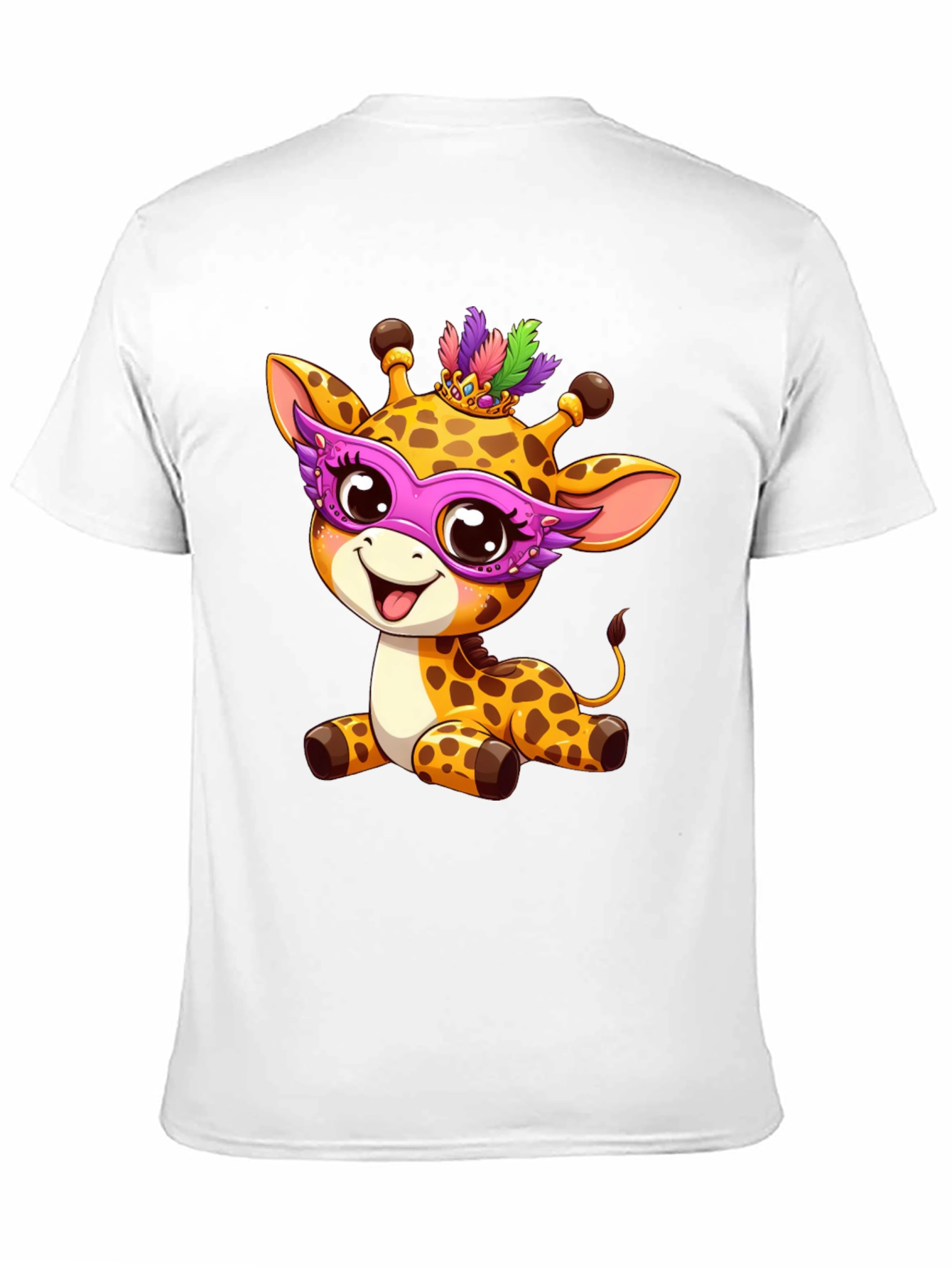 Mardi Gras Giraffe T-Shirt