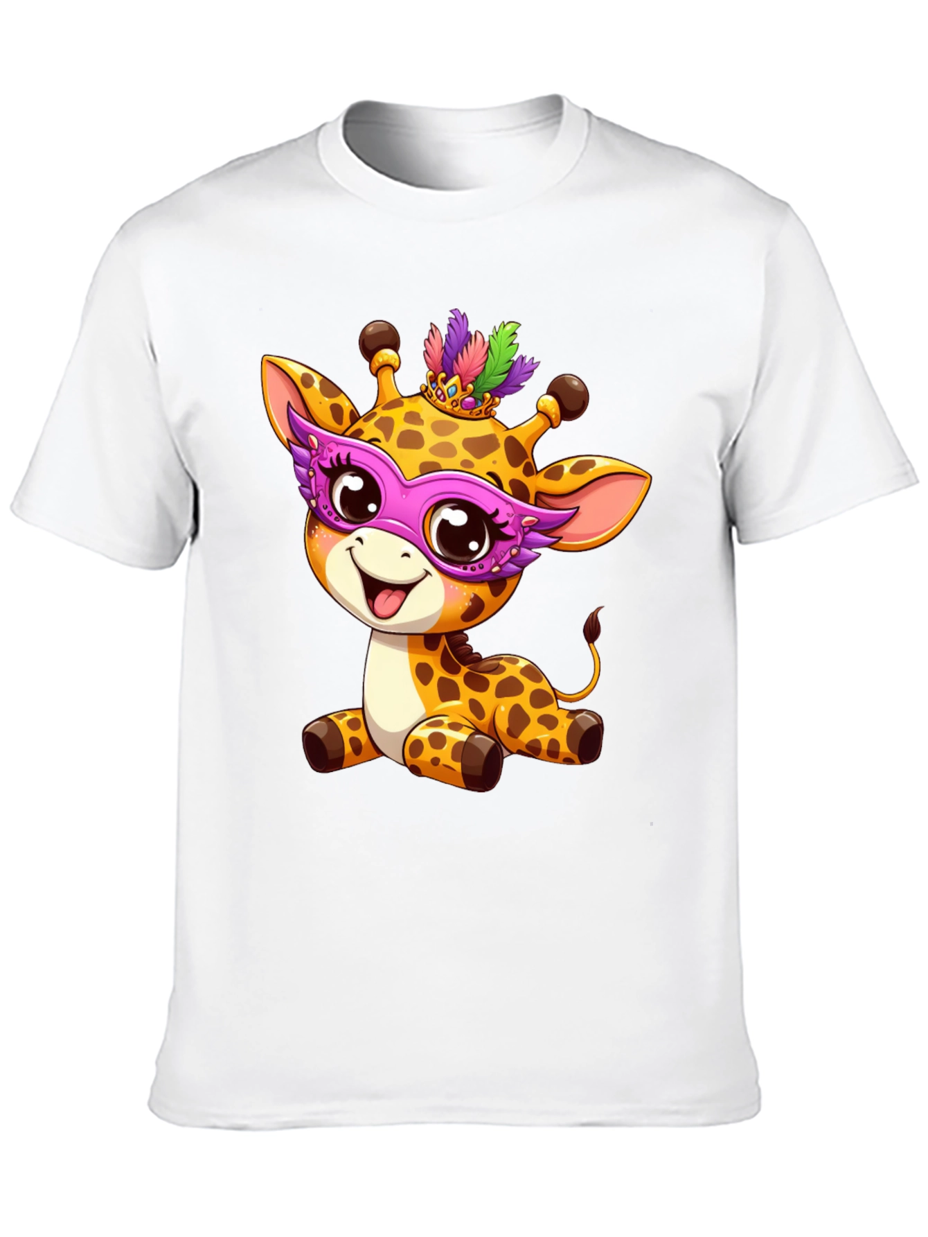 Mardi Gras Giraffe T-Shirt