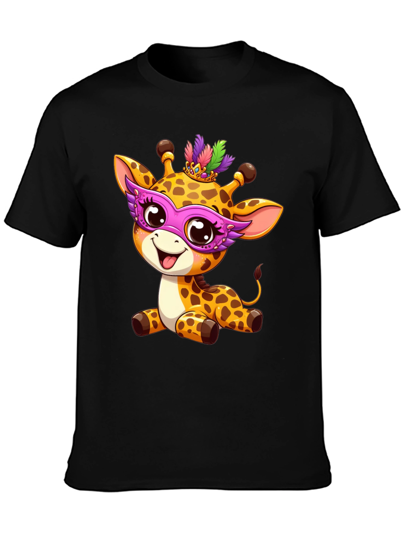 Mardi Gras Giraffe T-Shirt