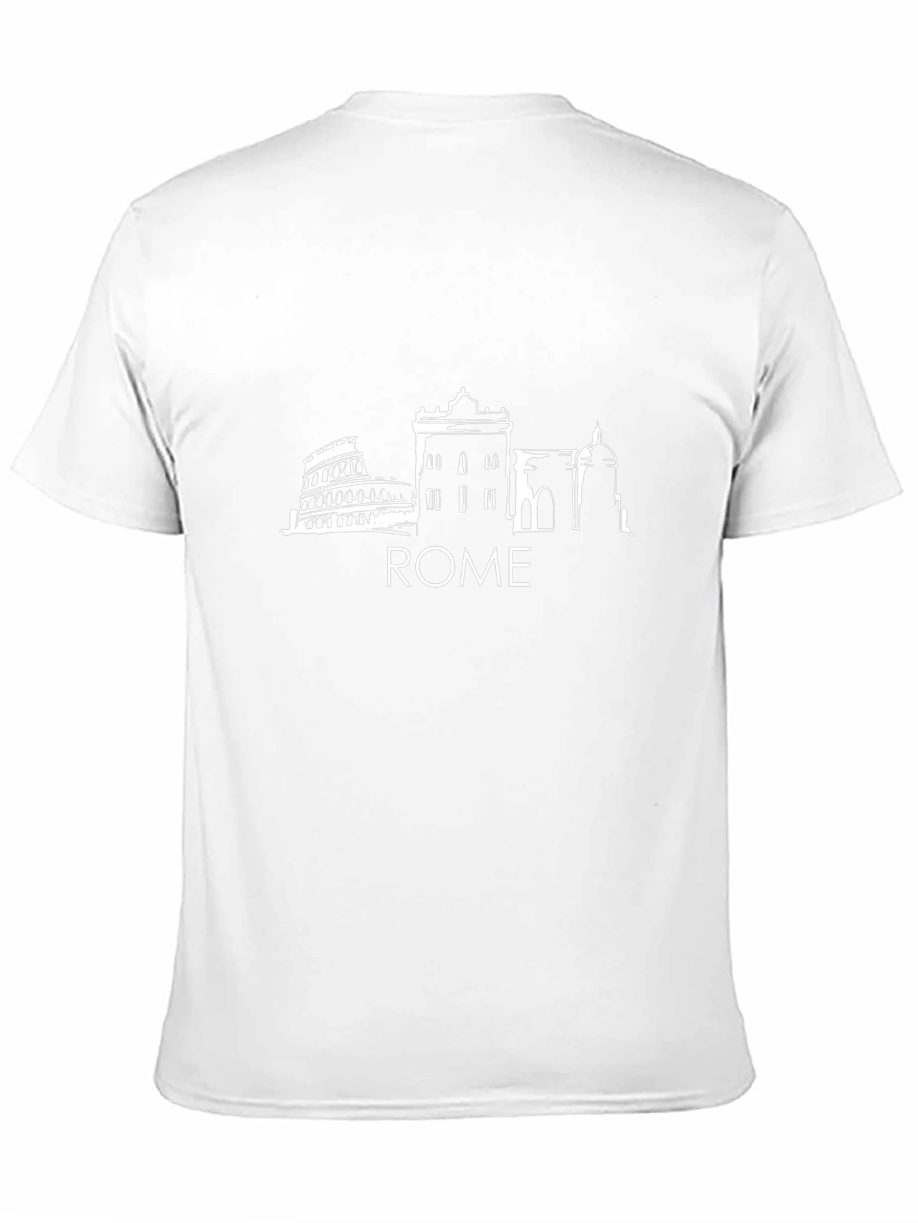 Rome Skyline Graphic T-Shirt - Classic Souvenir Tee
