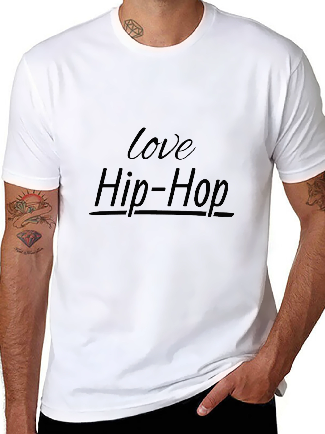 Love Hip-Hop Black T-Shirt