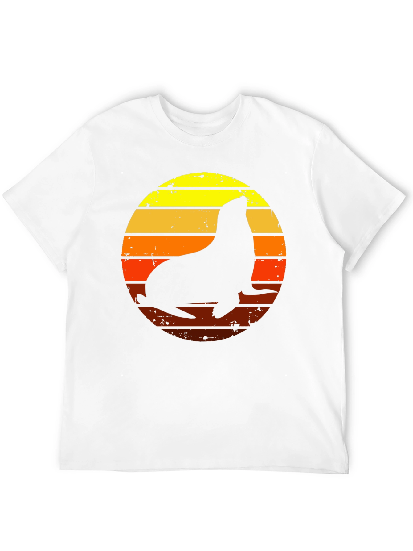 Retro Seal Silhouette T-Shirt