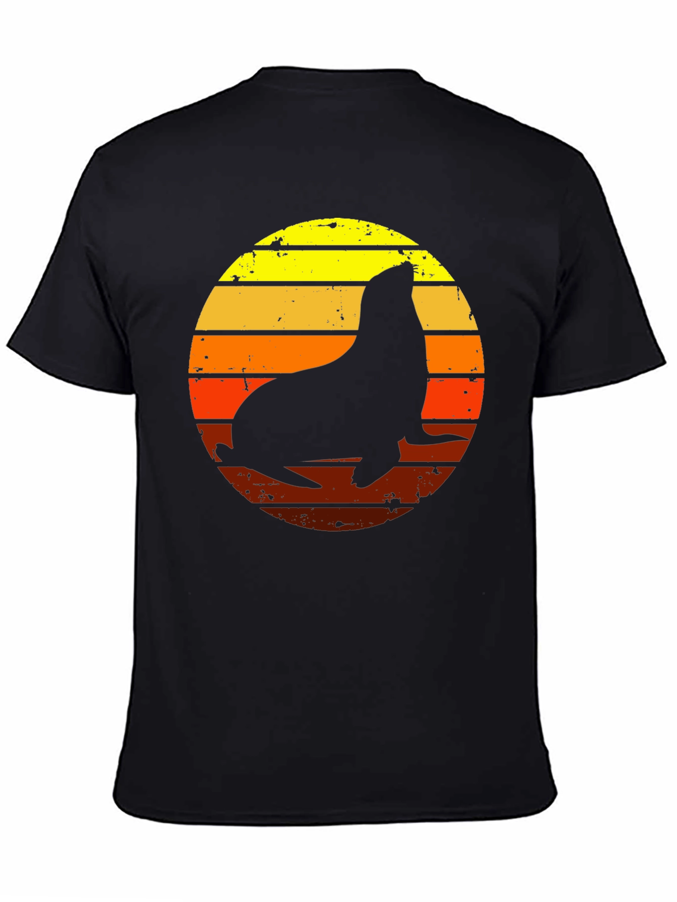 Retro Seal Silhouette T-Shirt