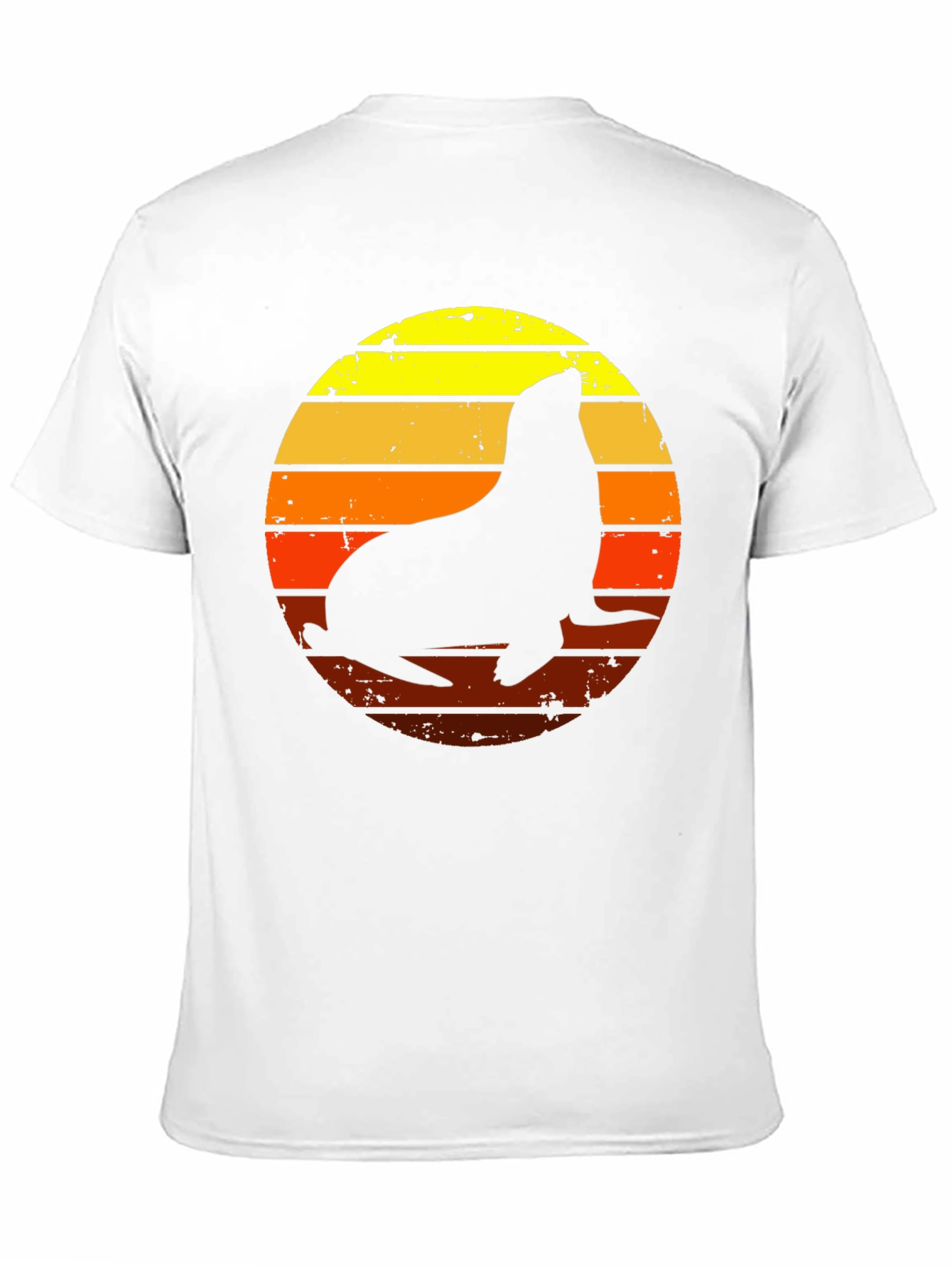 Retro Seal Silhouette T-Shirt