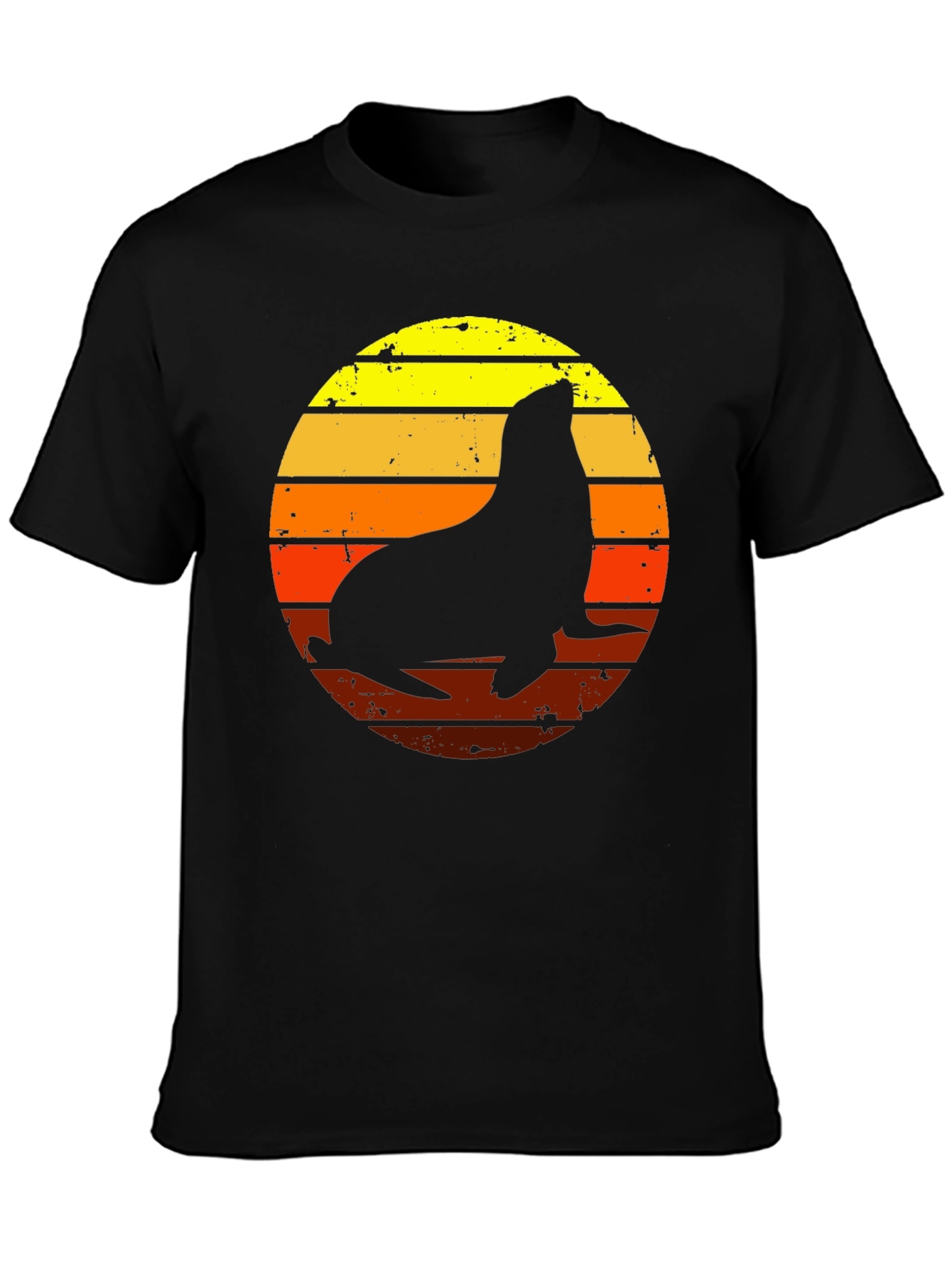 Retro Seal Silhouette T-Shirt