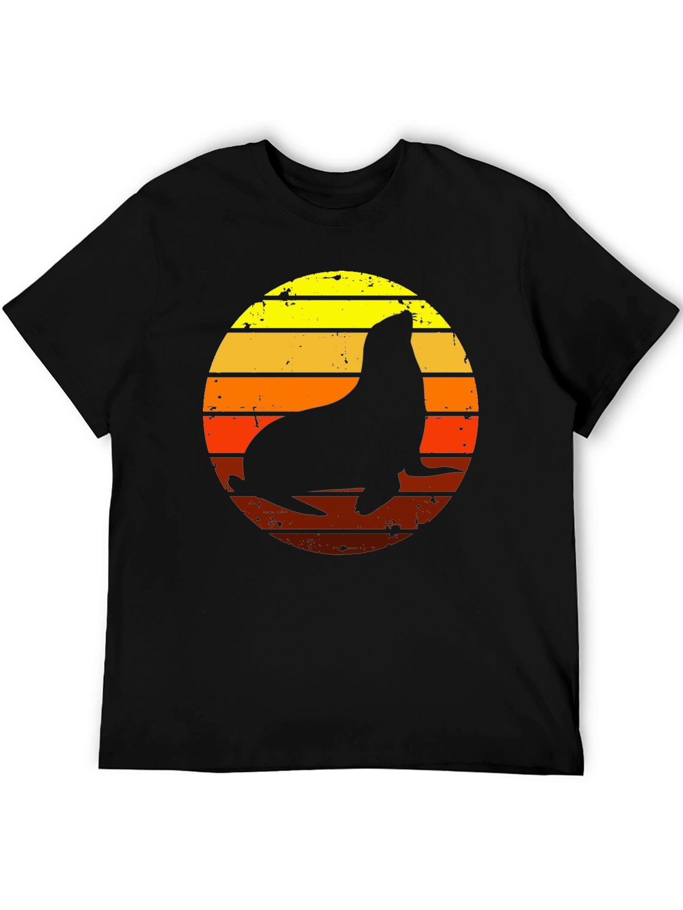 Retro Seal Silhouette T-Shirt