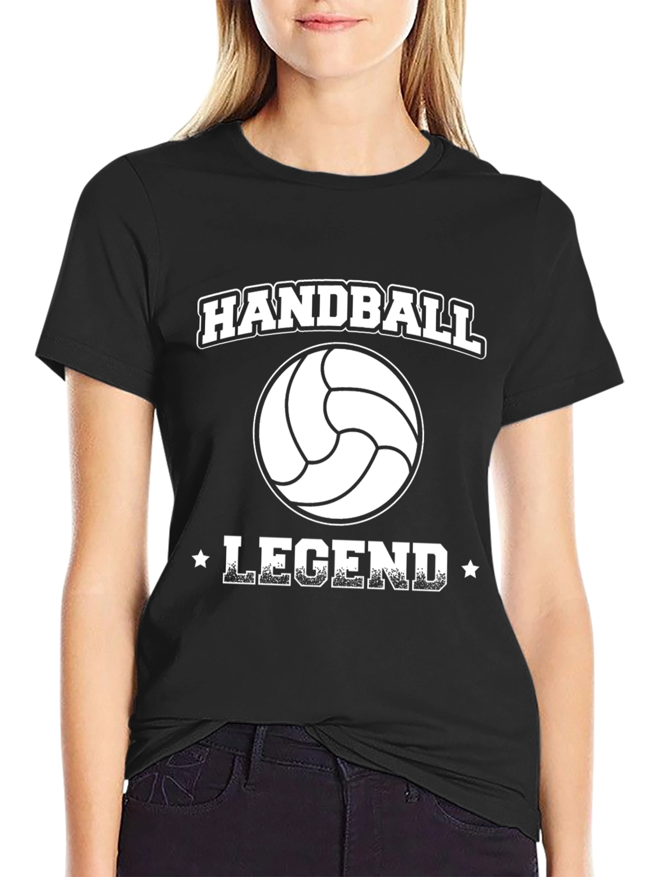Handball Legend Graphic Tee - Sporty Style