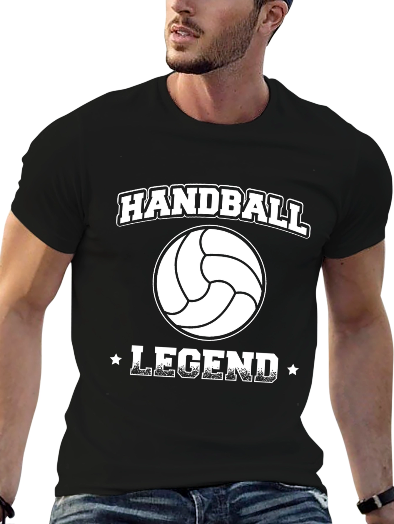 Handball Legend Graphic Tee - Sporty Style