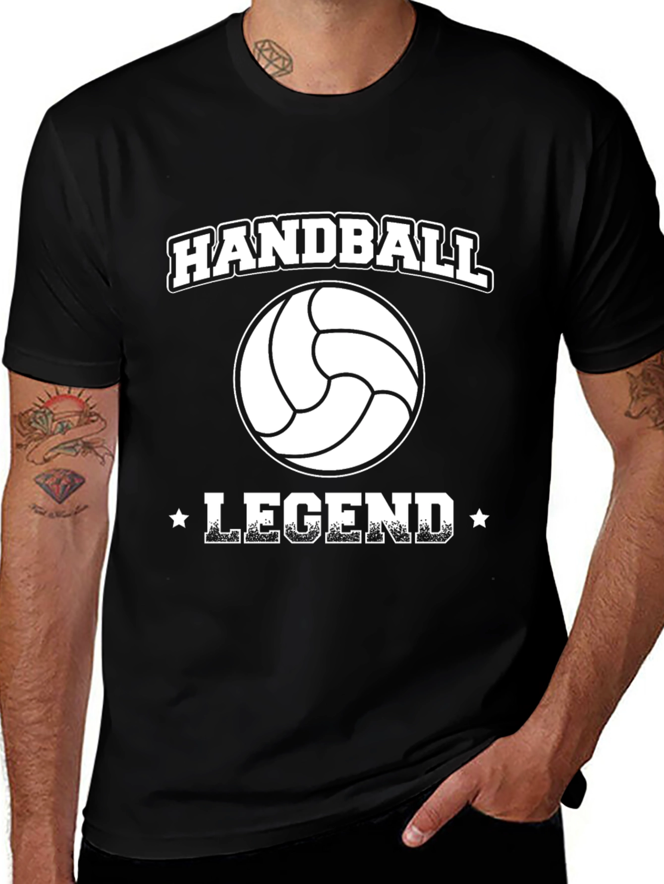 Handball Legend Graphic Tee - Sporty Style