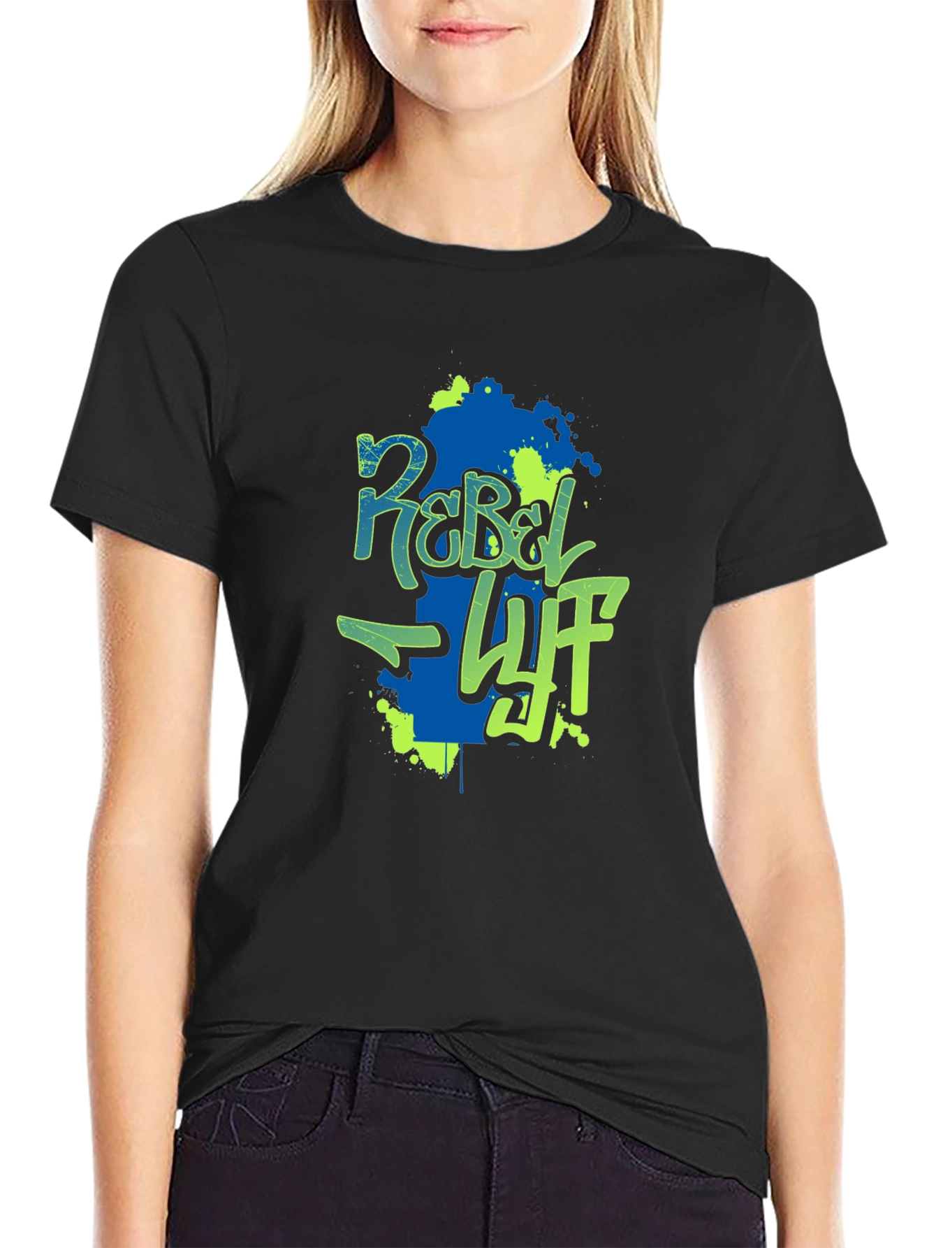 Rebel Lyfe Black Graphic Tee
