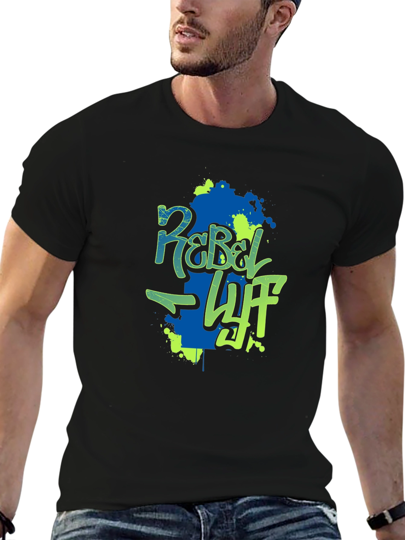 Rebel Lyfe Black Graphic Tee