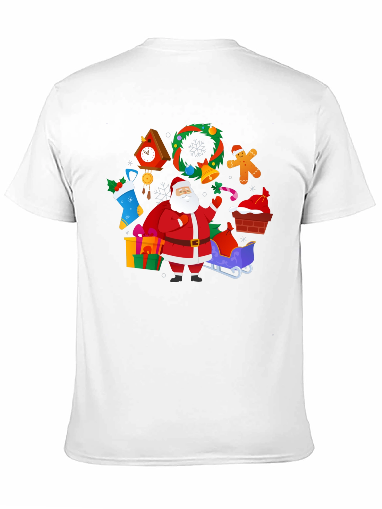 Festive Santa Claus Christmas T-Shirt