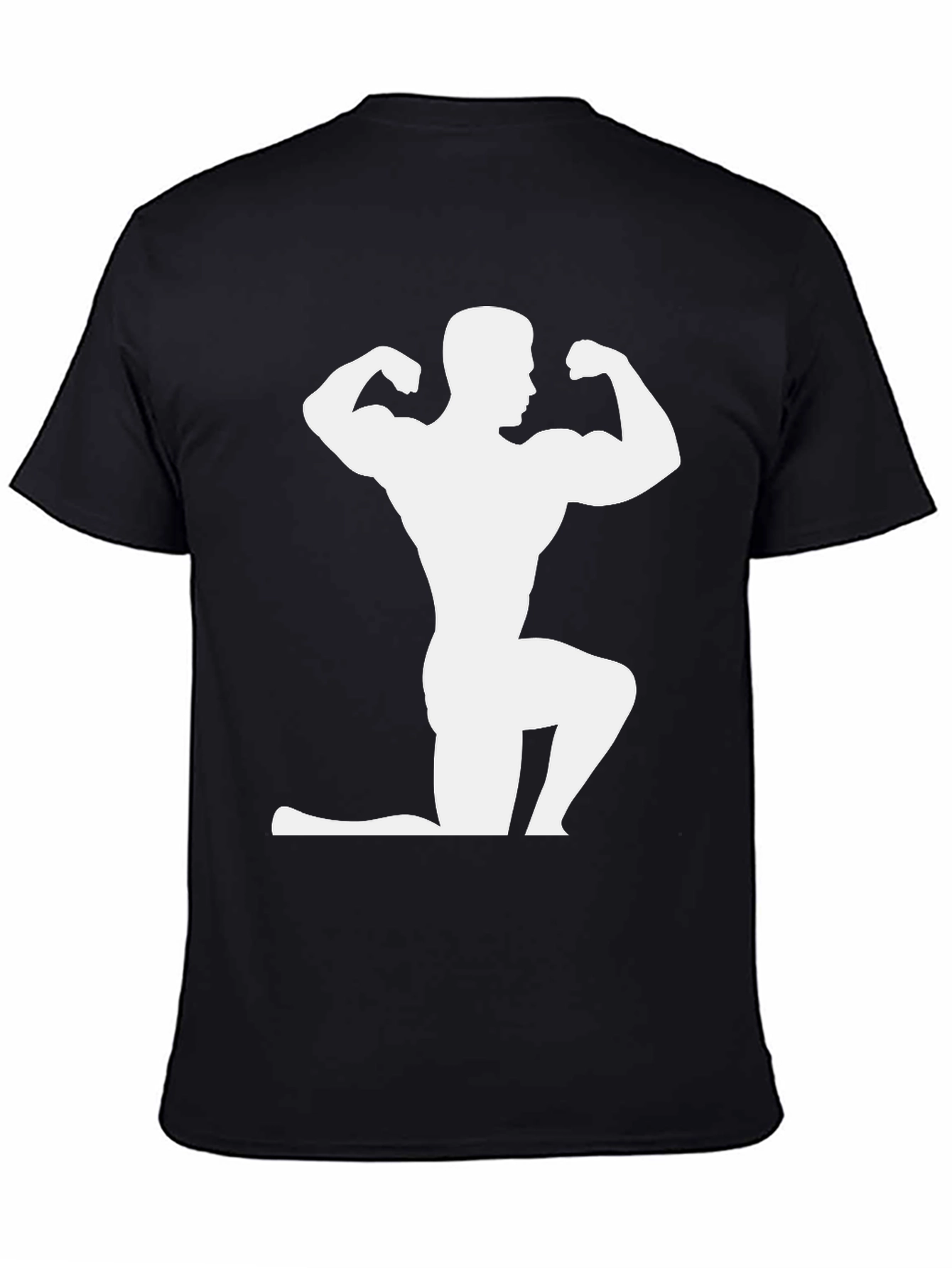 Bodybuilder Silhouette Graphic T-Shirt
