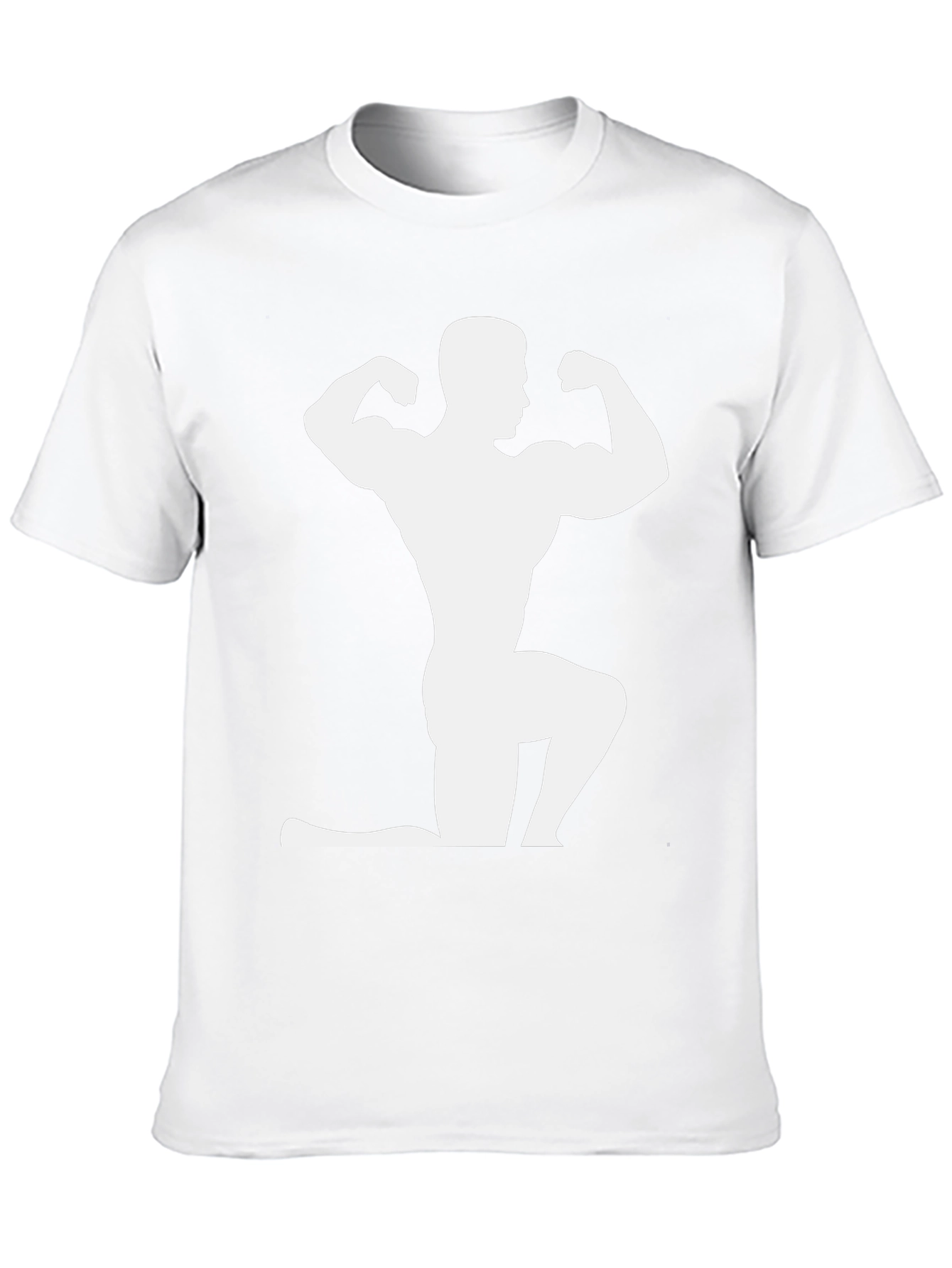 Bodybuilder Silhouette Graphic T-Shirt
